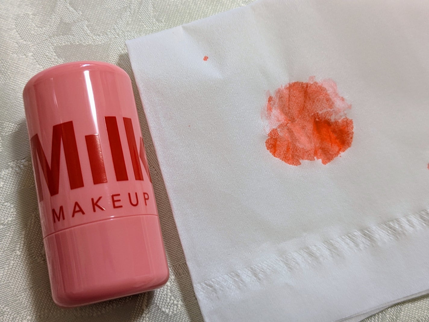 Cooling Water Jelly Tint リップ&チーク/Milk MAKEUP/口紅を使ったクチコミ(4枚目)