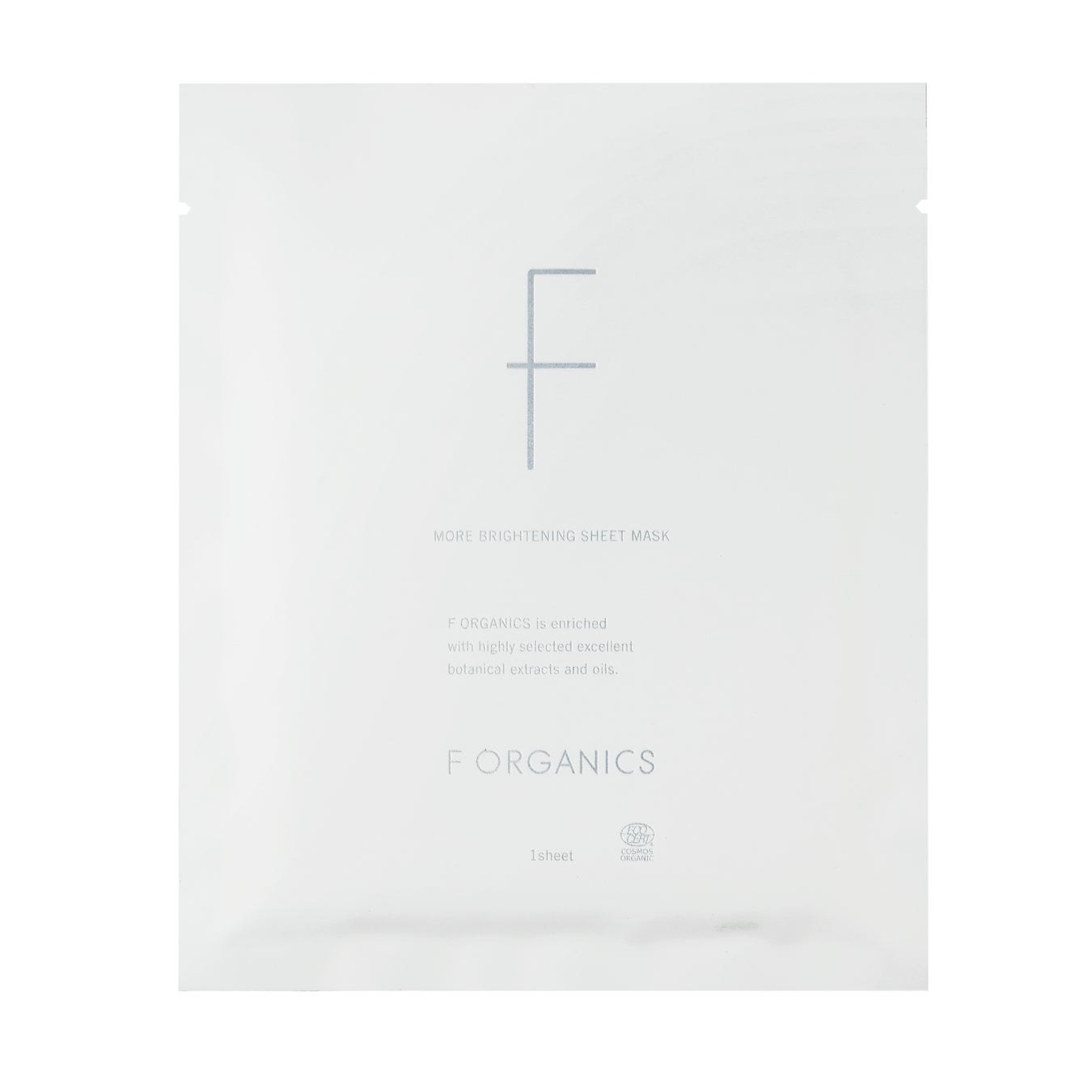 F organics(エッフェ オーガニック) エッフェオーガニック　モアブライトニング シートマスク
