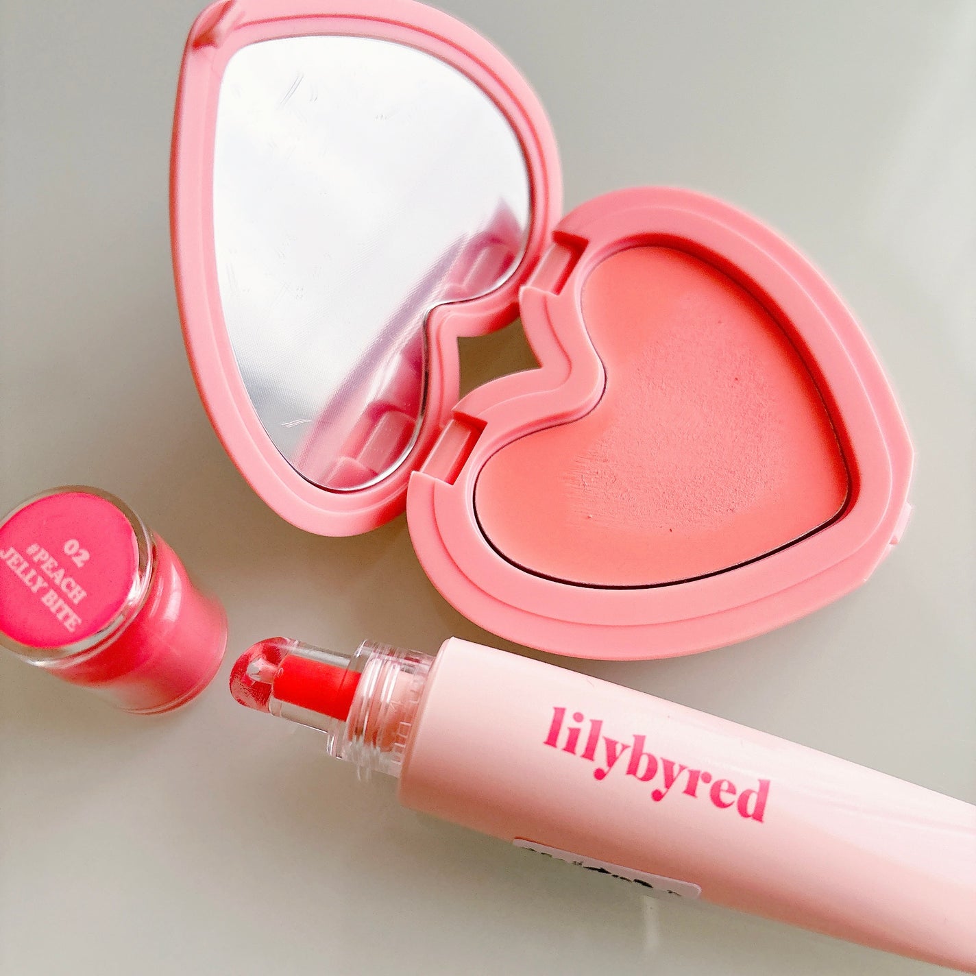 ラヴ ビーム チークバーム/lilybyred/ジェル・クリームチークを使ったクチコミ(2枚目)