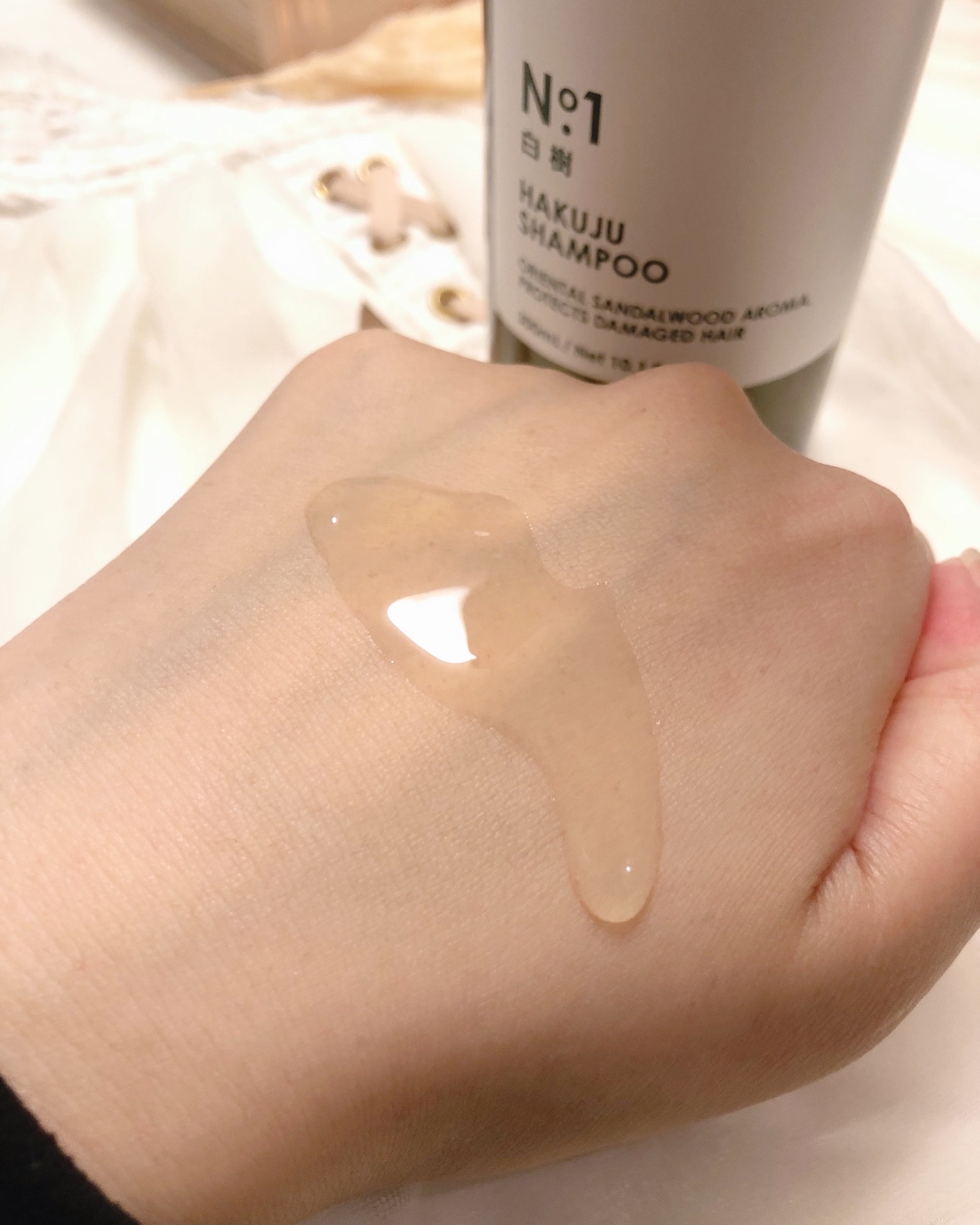 ノンシリコン アミノ酸 シャンプー/コンディショナー白樹（はくじゅ）/MOGANS/市販シャンプーを使ったクチコミ（2枚目）