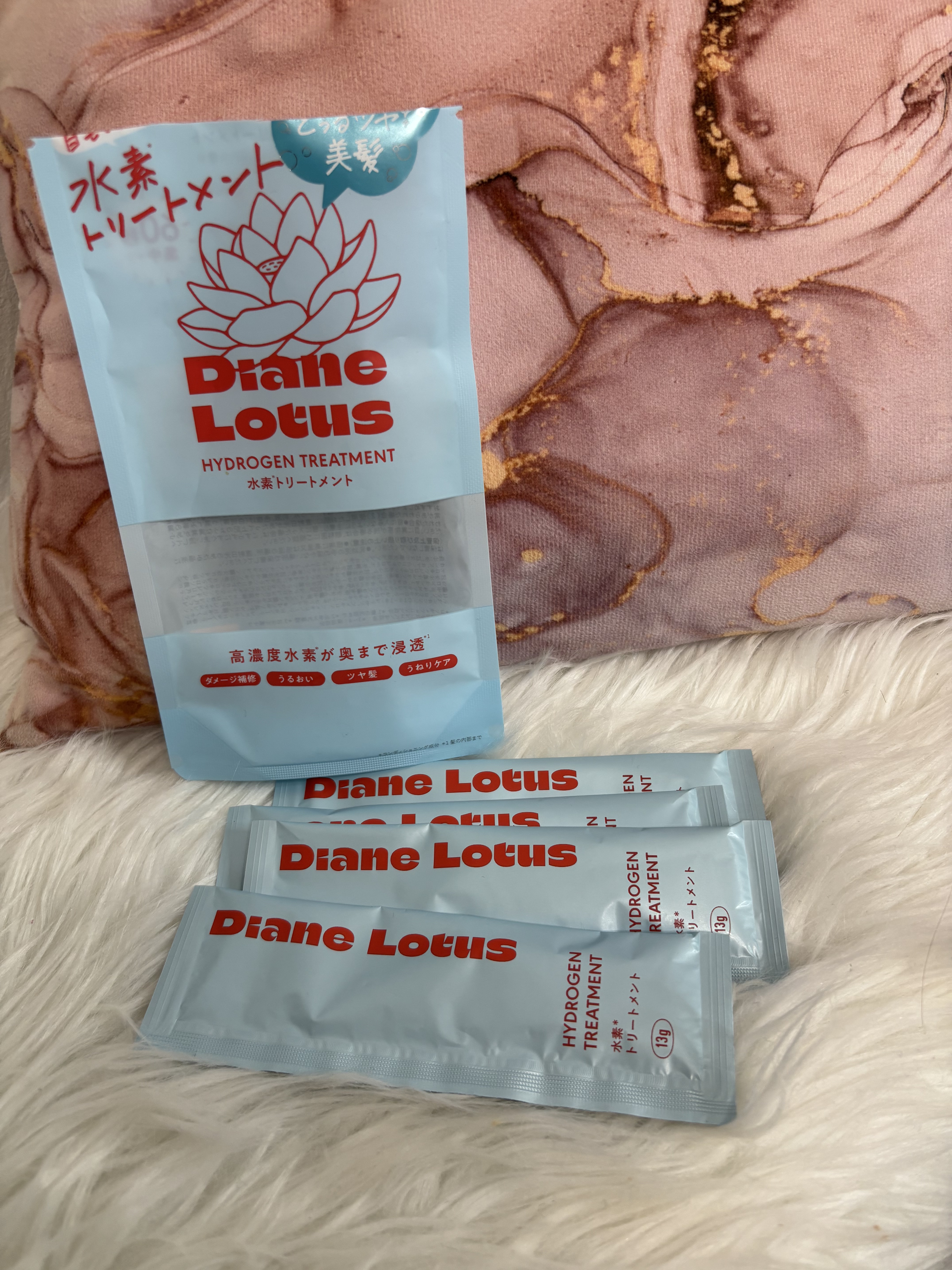 ロータス 水素トリートメント ティー＆シトラスの香り/ダイアン/洗い流すヘアトリートメントを使ったクチコミ（3枚目）