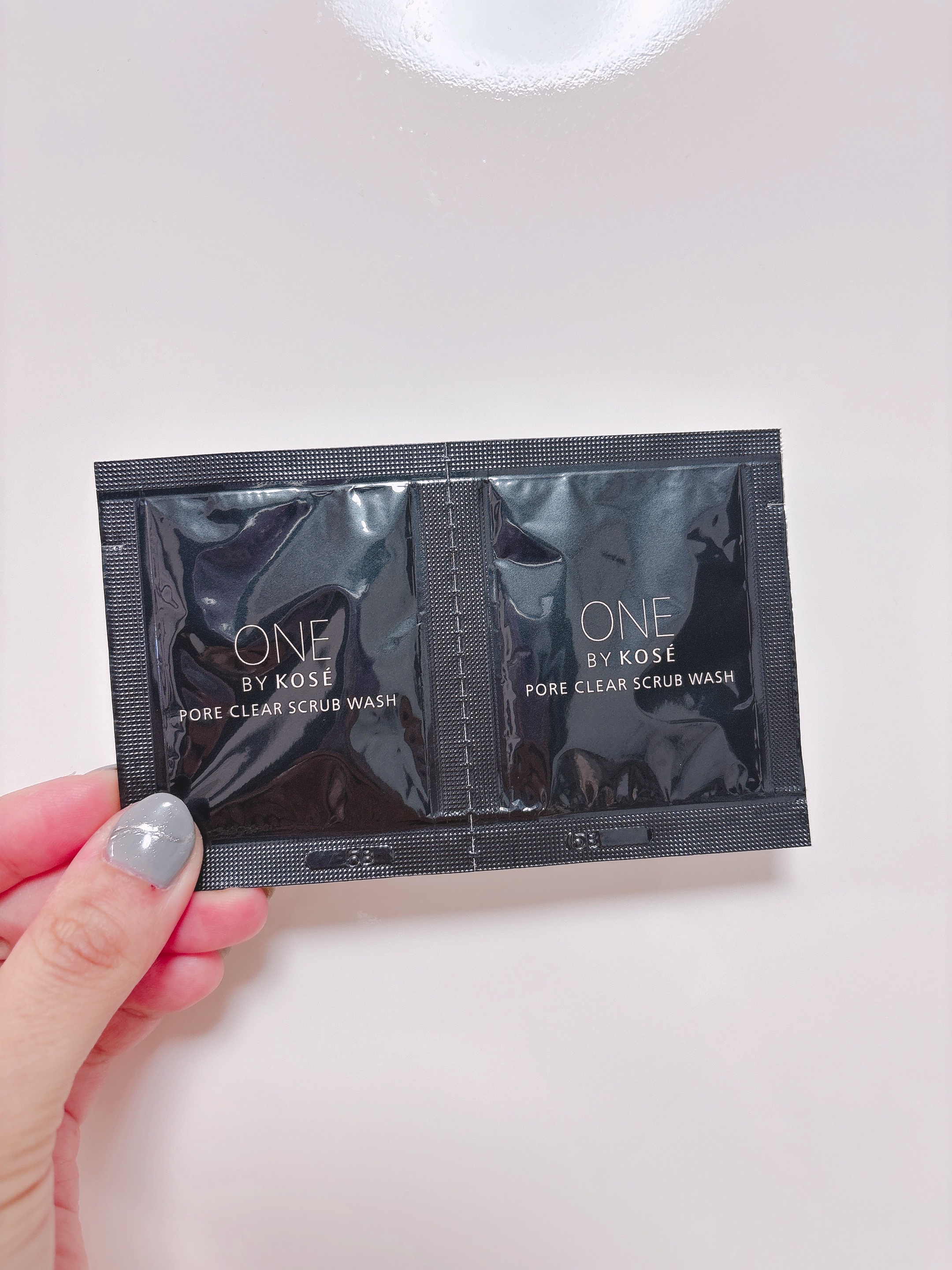 ポアクリア スクラブ ウォッシュ/ONE BY KOSE/洗顔フォームを使ったクチコミ（1枚目）