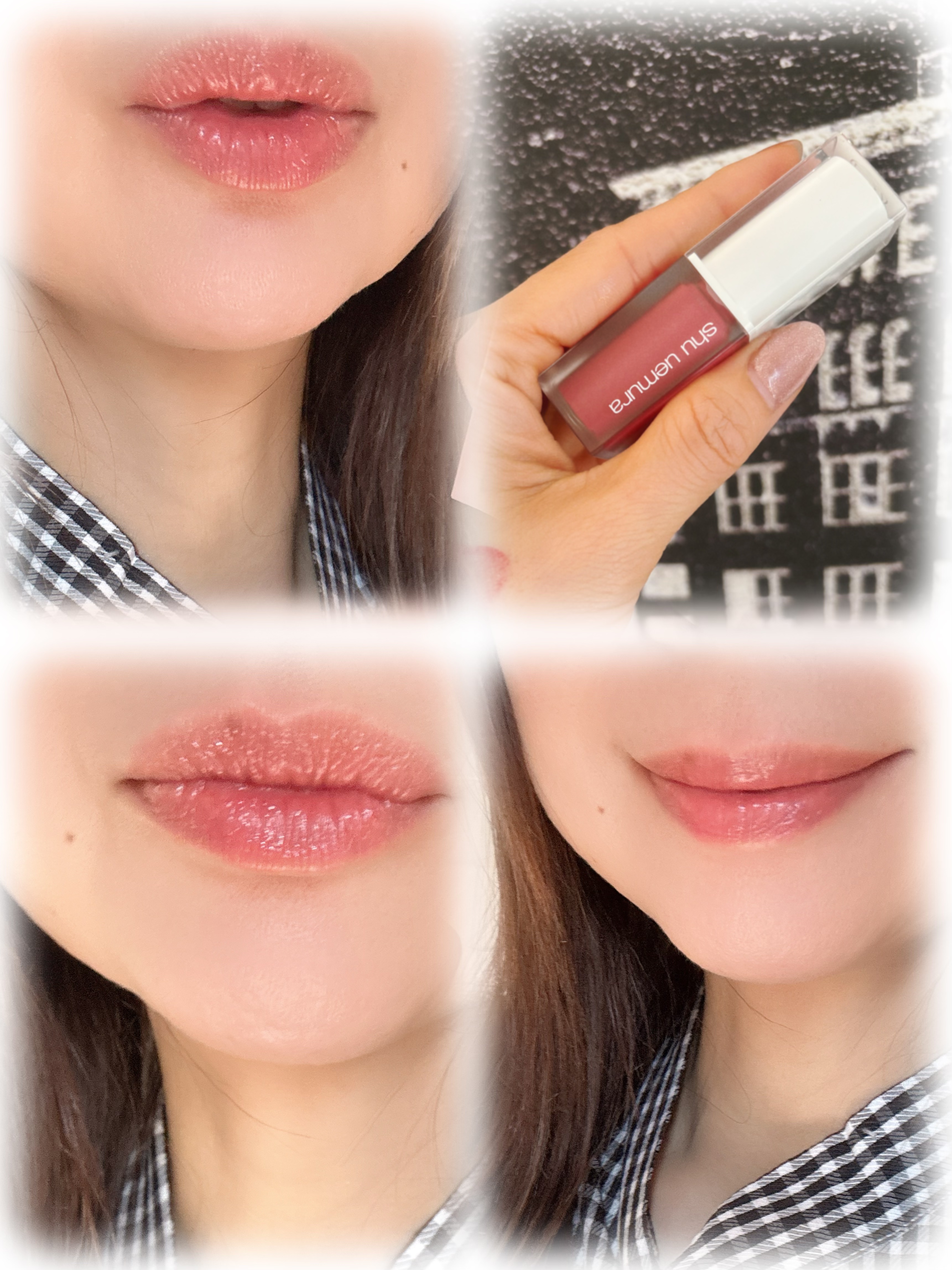 キヌケアグローアップ グリーム/shu uemura/口紅を使ったクチコミ（2枚目）