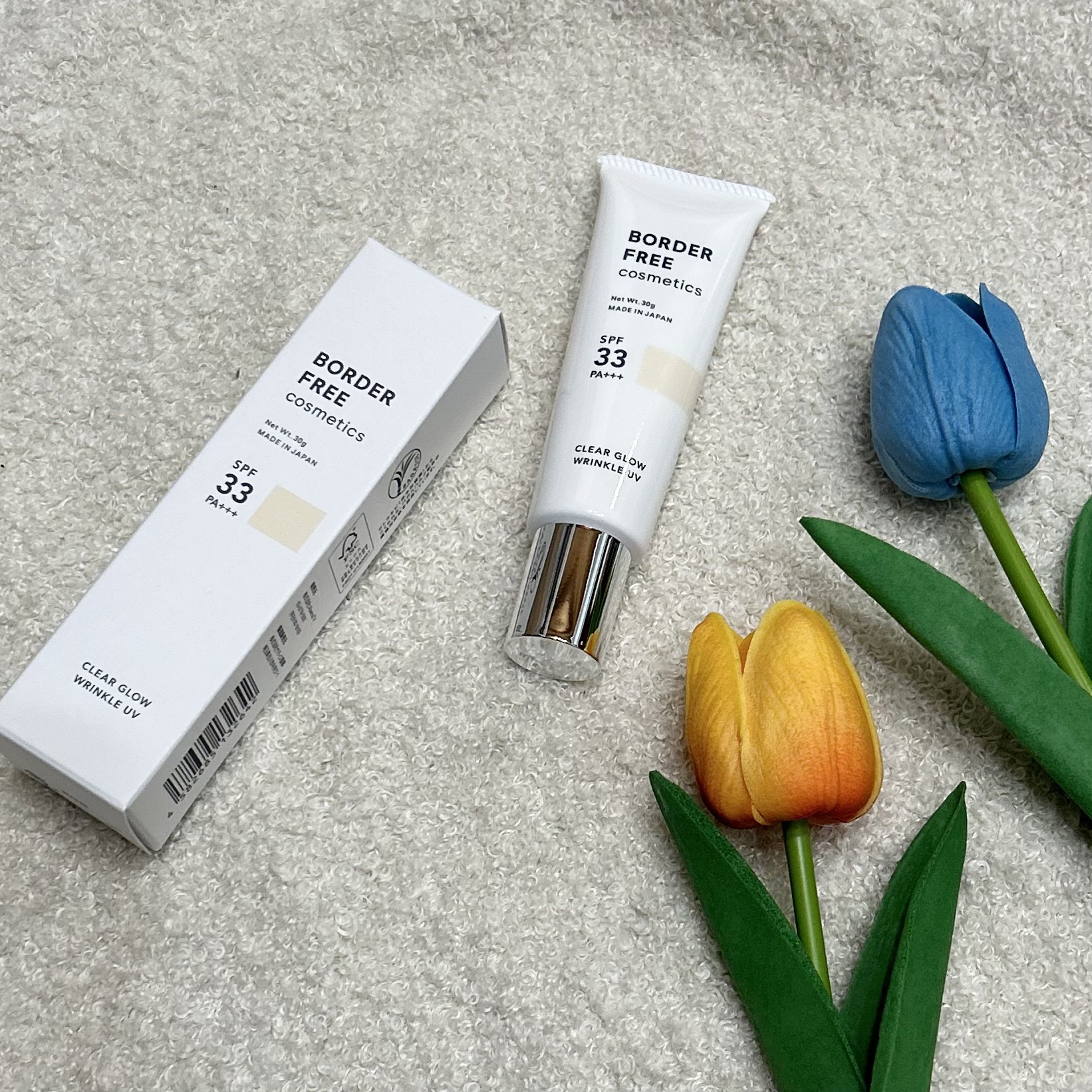 クリアグロウリンクルUV/BORDER FREE cosmetics/日焼け止め・UVケアを使ったクチコミ（1枚目）