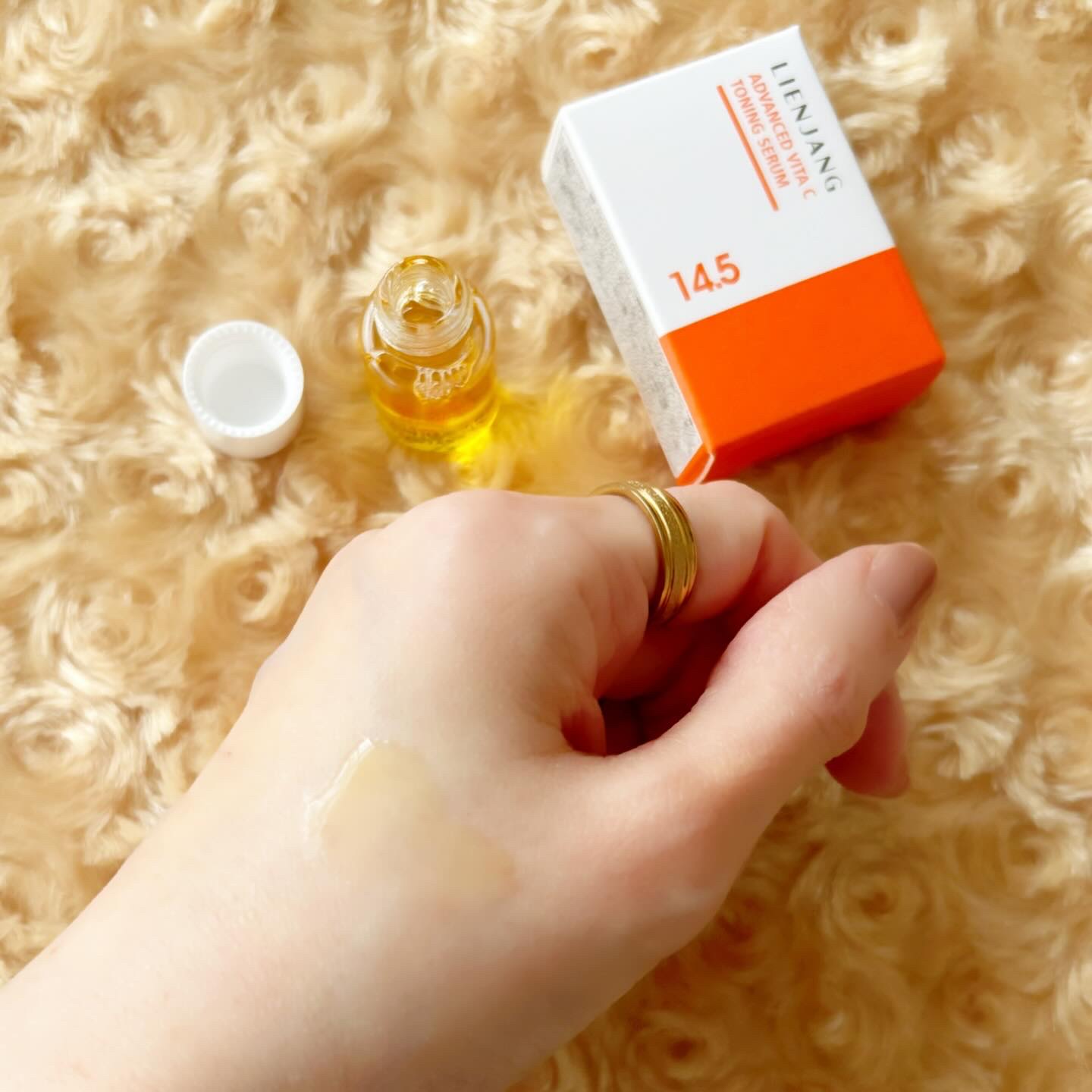 アドバンスド ビタC トーニング セラム14.5/リエンジャン/美容液を使ったクチコミ（3枚目）