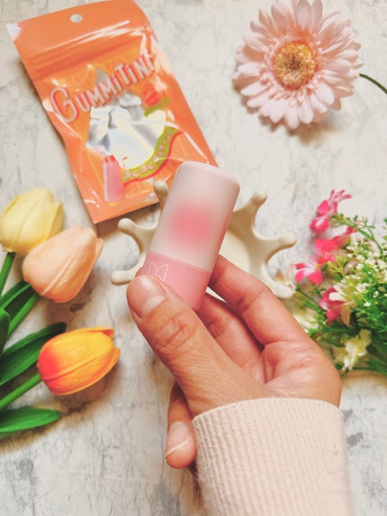 mamicosme グミティント 03 コーラルオレンジ/mamicosme/リップティントの画像