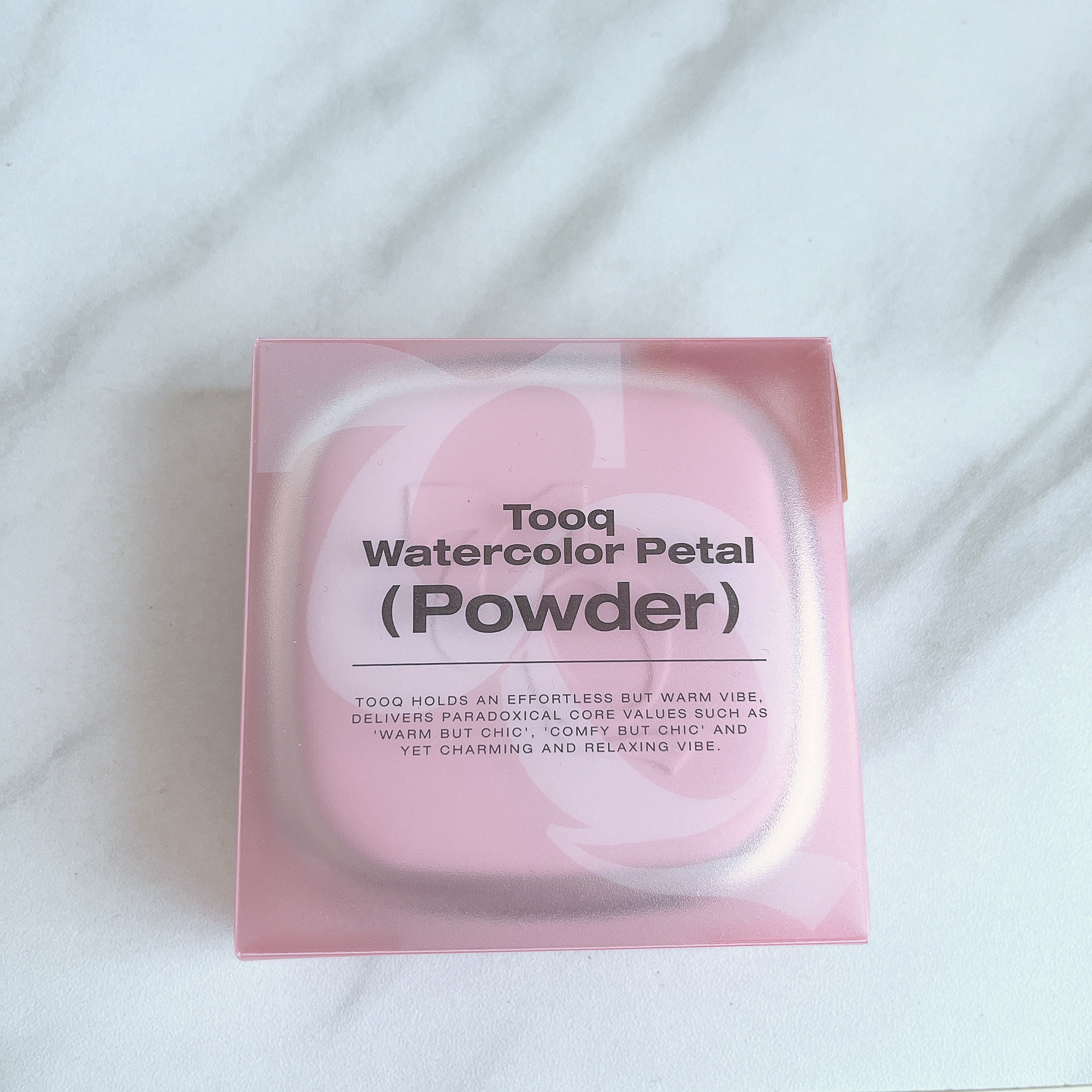 ウォーターカラーペタルパウダーパクト/Tooq/プレストパウダーを使ったクチコミ（1枚目）