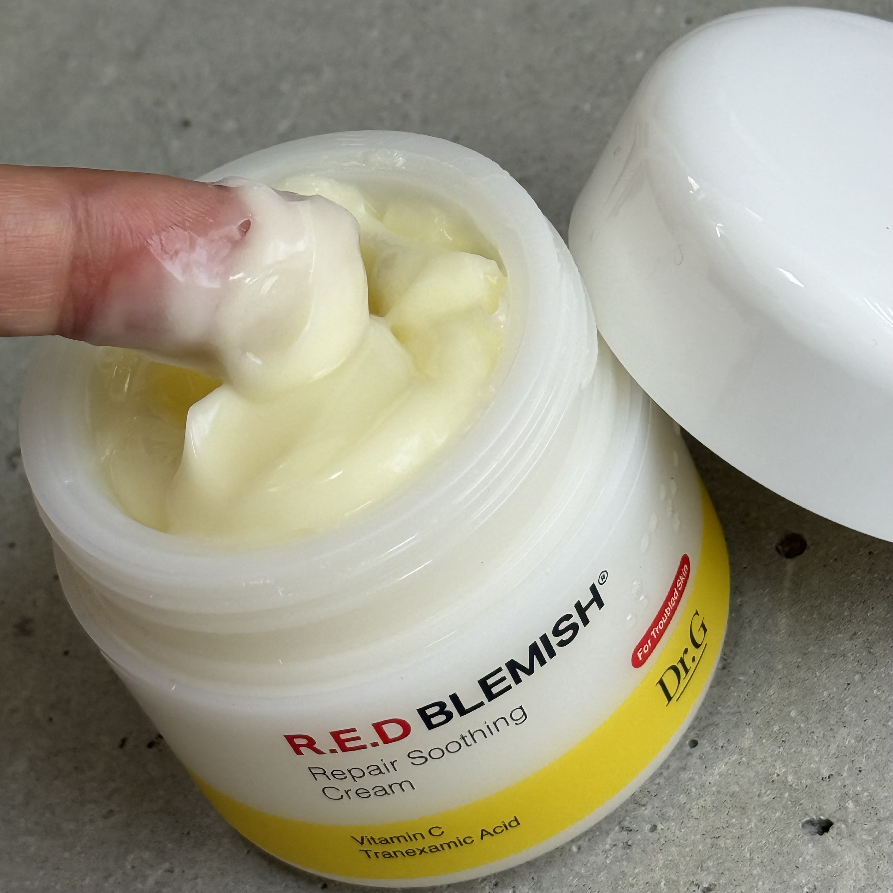 レッドブレミッシュ リペアスージングクリーム/Dr.G/フェイスクリームを使ったクチコミ（2枚目）