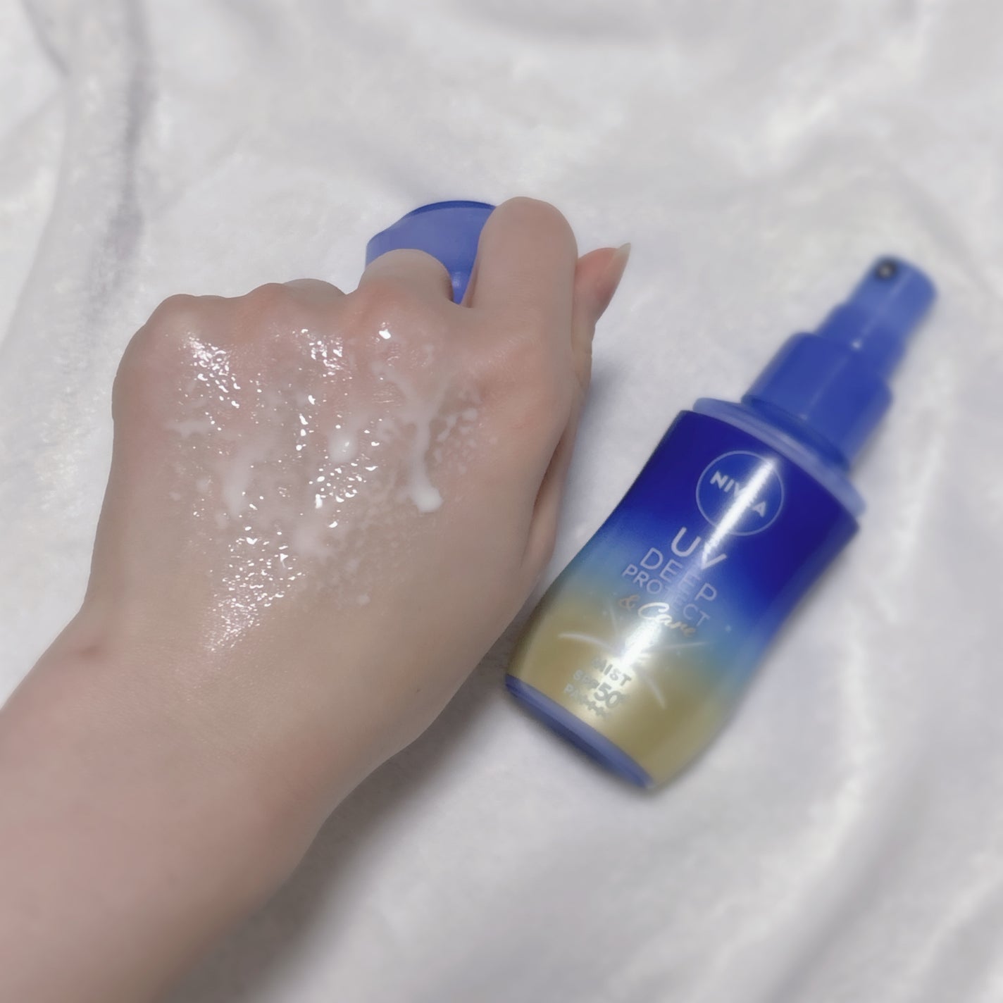 ニベアUV ディーププロテクト&ケア ミルクミスト/ニベア/日焼け止めミスト・スプレーを使ったクチコミ(2枚目)