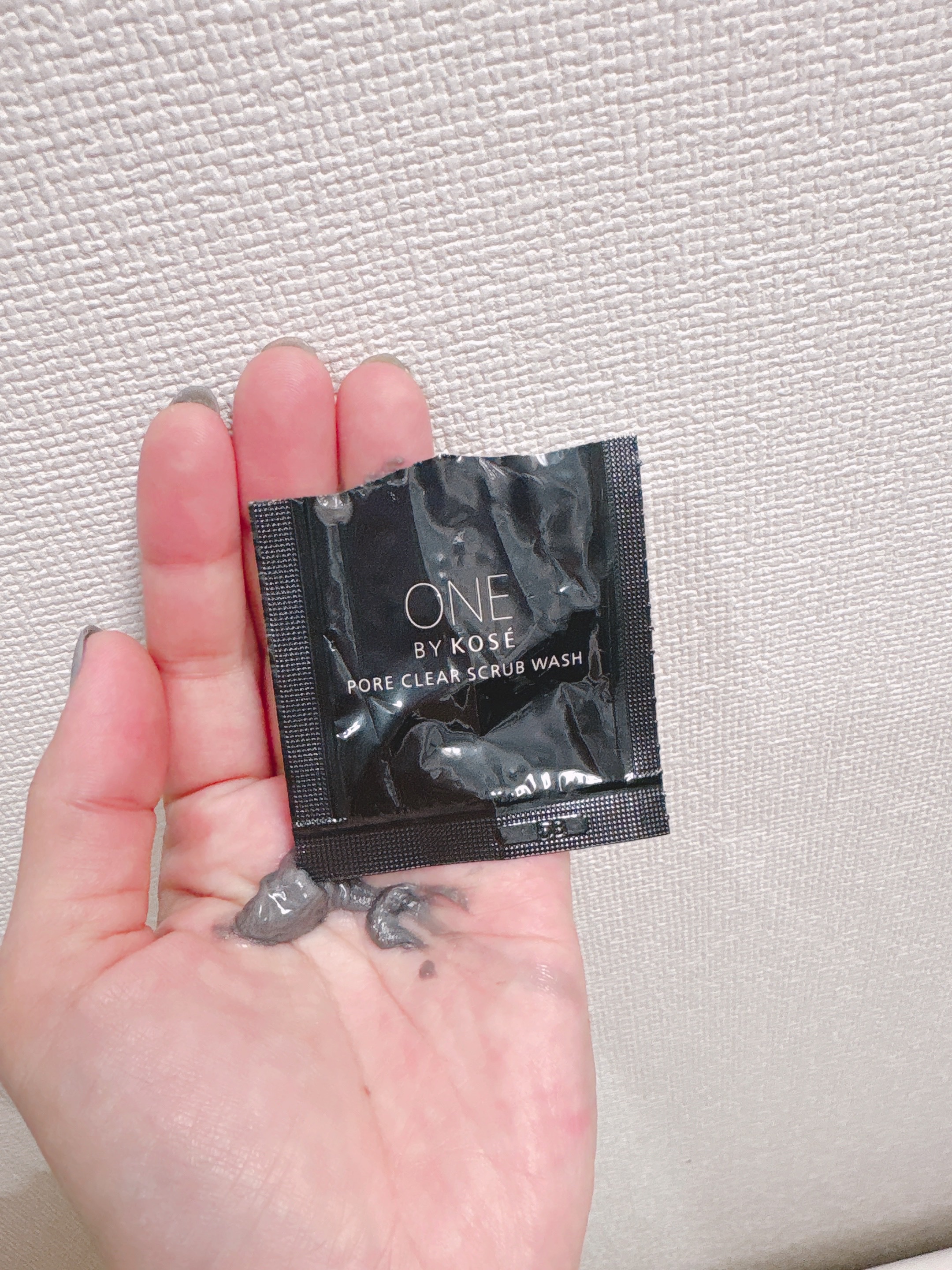 ポアクリア スクラブ ウォッシュ/ONE BY KOSE/洗顔フォームを使ったクチコミ（3枚目）