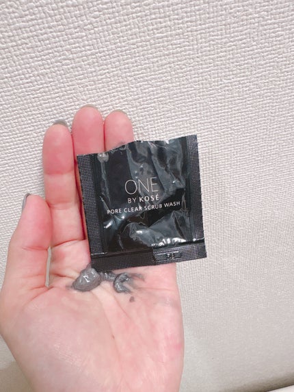 ポアクリア スクラブ ウォッシュ/ONE BY KOSE/洗顔フォームを使ったクチコミ(3枚目)
