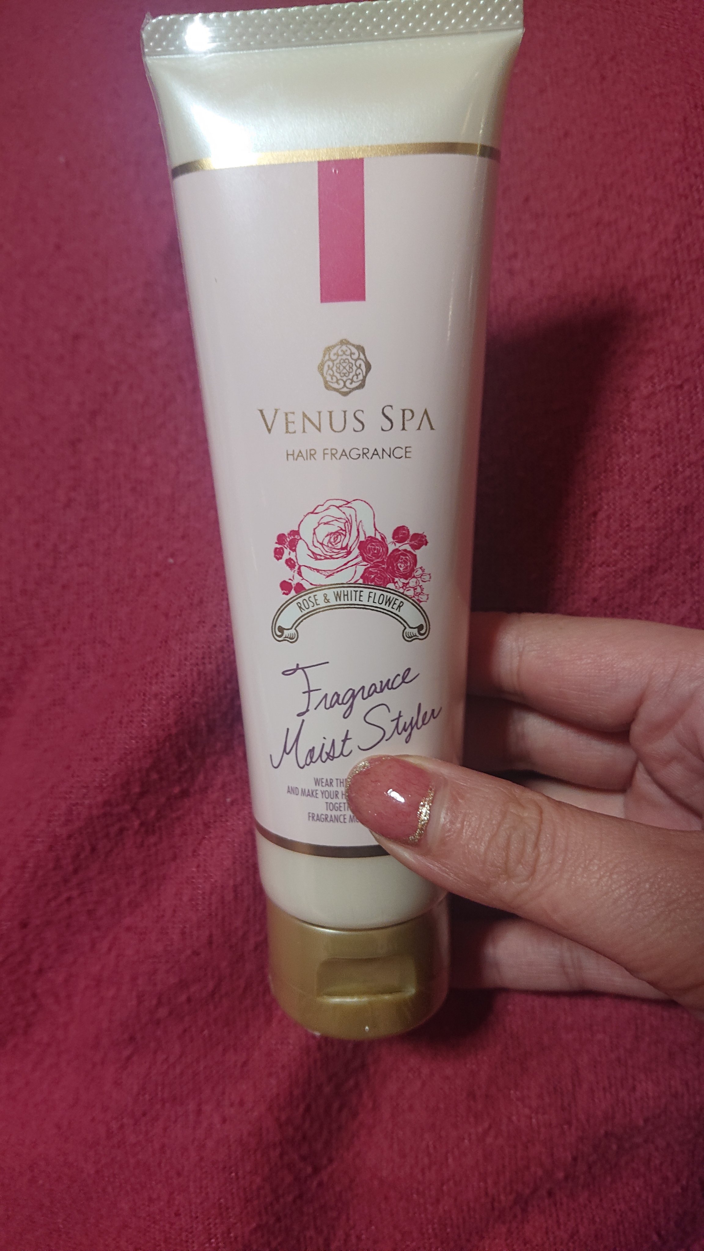 フレグランスモイストスタイラー ローズ＆ホワイトフラワー/ヴィーナススパ/ヘアワックス・クリームを使ったクチコミ（1枚目）