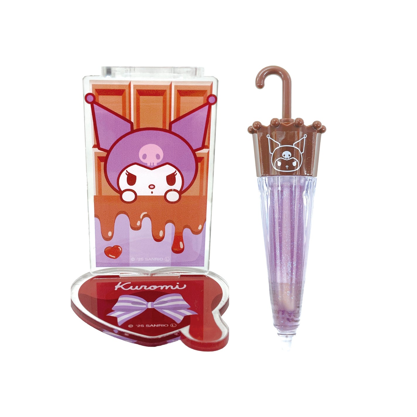粧美堂からサンリオキャラクターズデザインの「パラソルチョコ風リップグロス」が登場!の画像