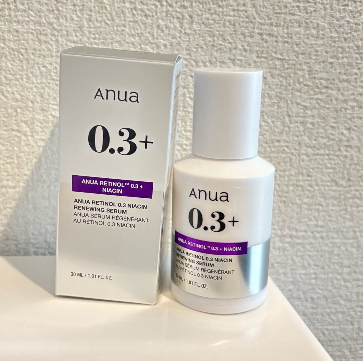 レチノール0.3 ナイアシンリニューイングセラム/Anua/美容液を使ったクチコミ(1枚目)