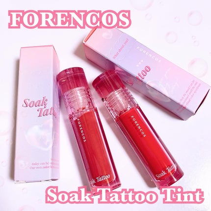 Soak Tattoo Tint/フォレンコス/リップグロスを使ったクチコミ(1枚目)