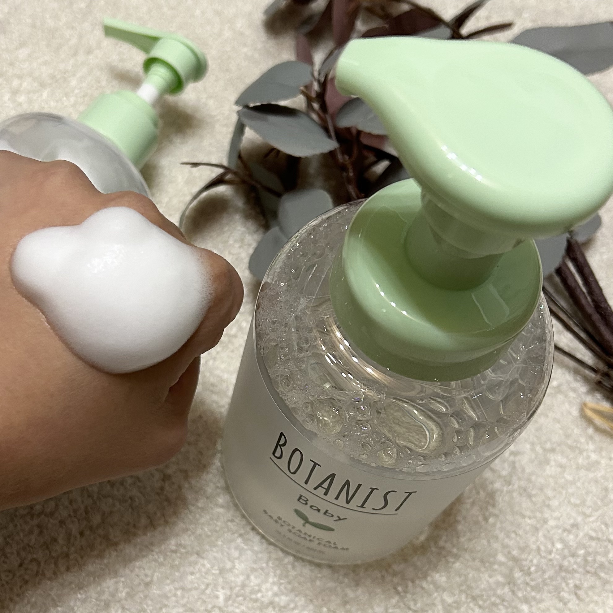 ボタニスト　ベビー　ボタニカルベビーソープフォーム/BOTANIST/ボディソープを使ったクチコミ（2枚目）