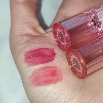 グラスティングカラーグロス/rom&nd/リップグロスを使ったクチコミ(4枚目)