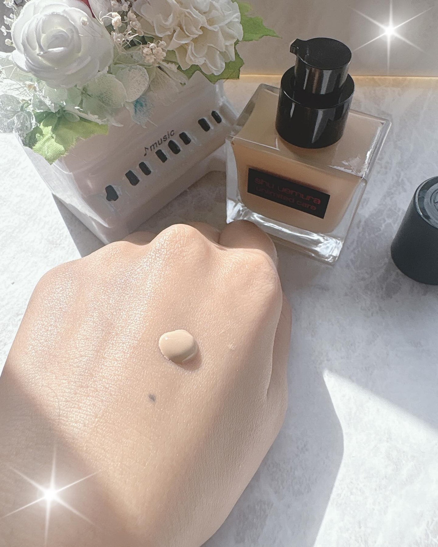 アンリミテッド ケア ツヤ セラム ファンデーション/shu uemura/リキッドファンデーションを使ったクチコミ(3枚目)