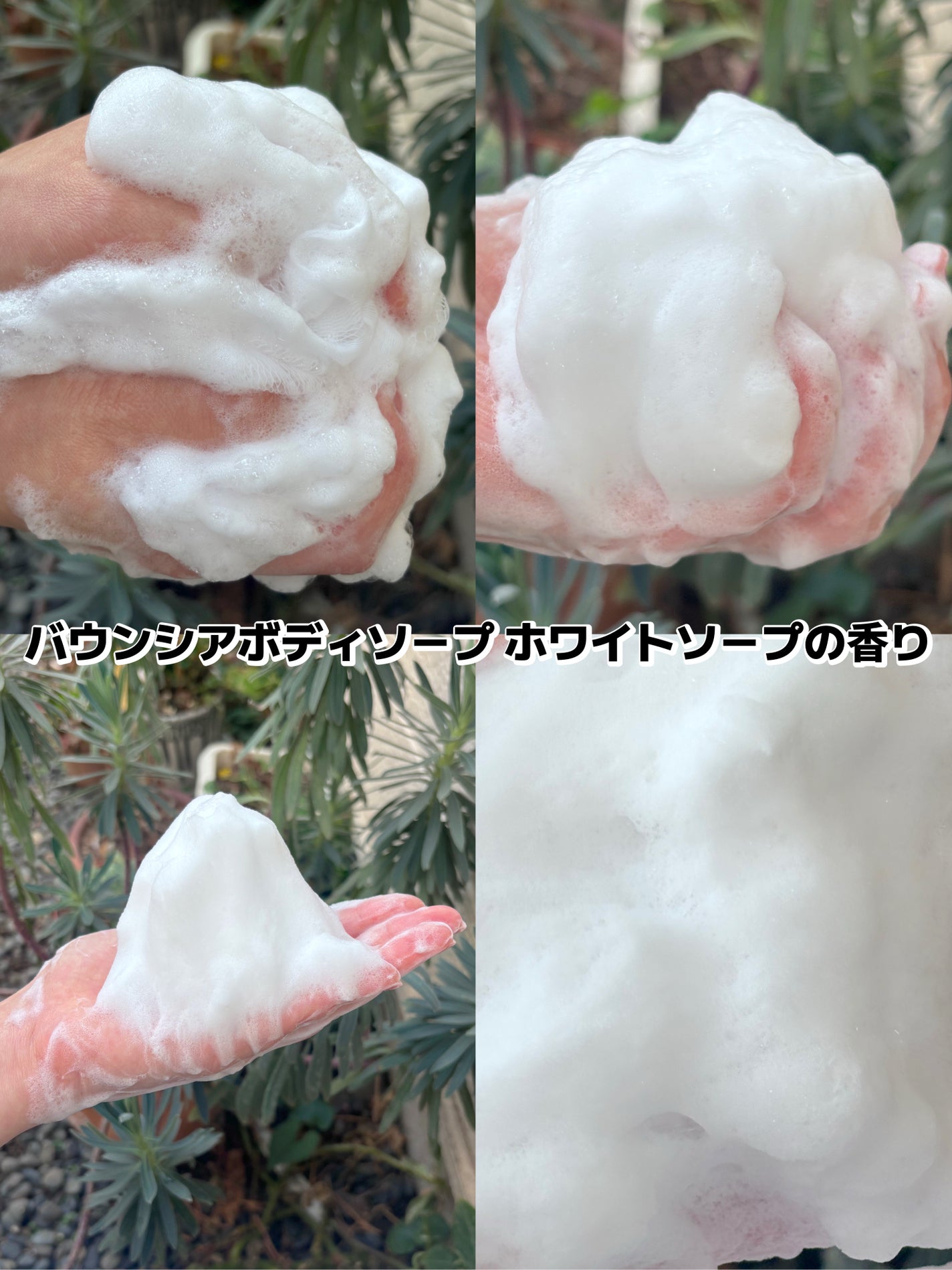 バウンシア ボディソープ ホワイトソープの香り/Bouncia/ボディソープを使ったクチコミ(4枚目)