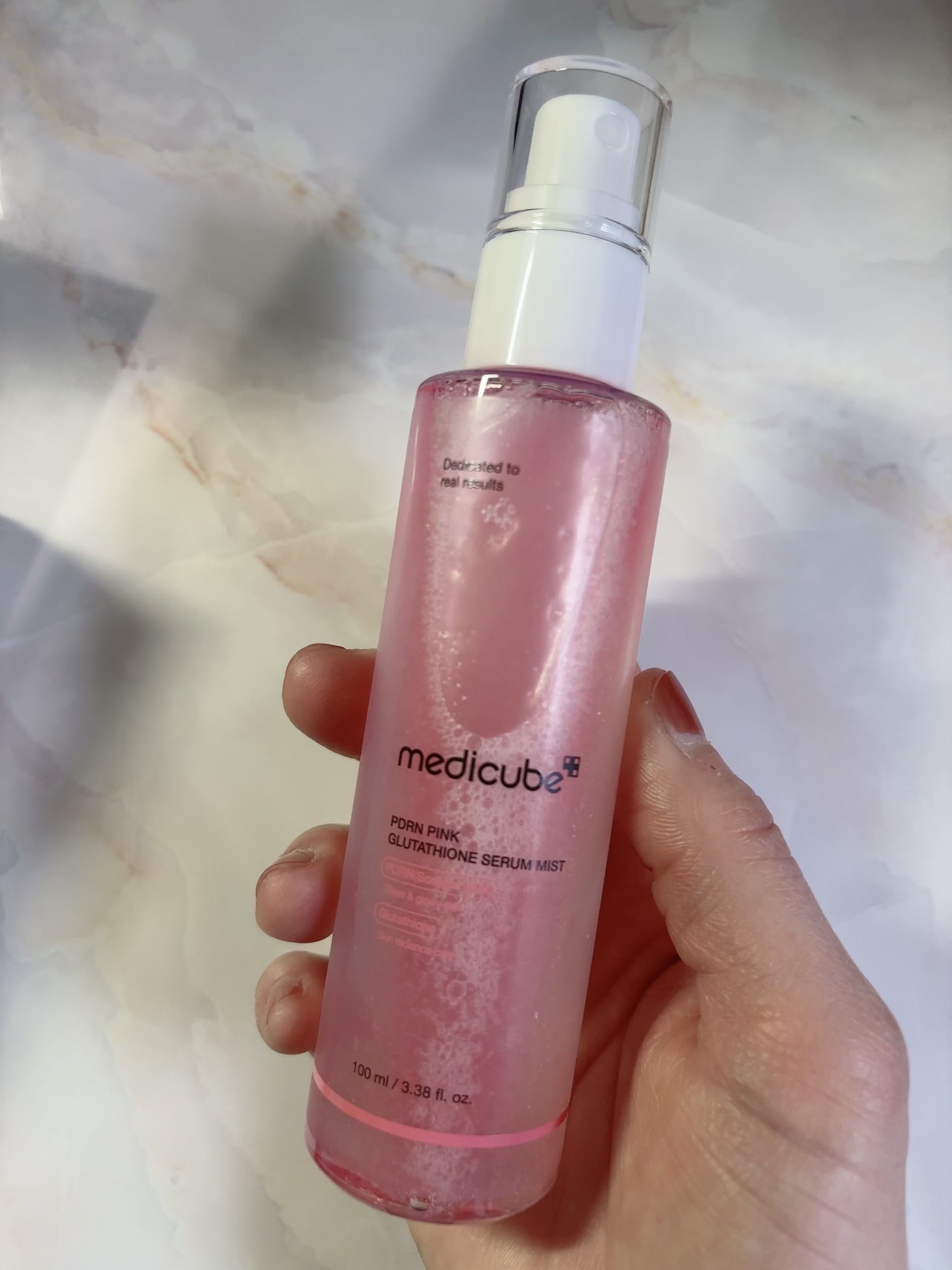 PDRNピンクセラムミスト/MEDICUBE/美容液を使ったクチコミ（3枚目）