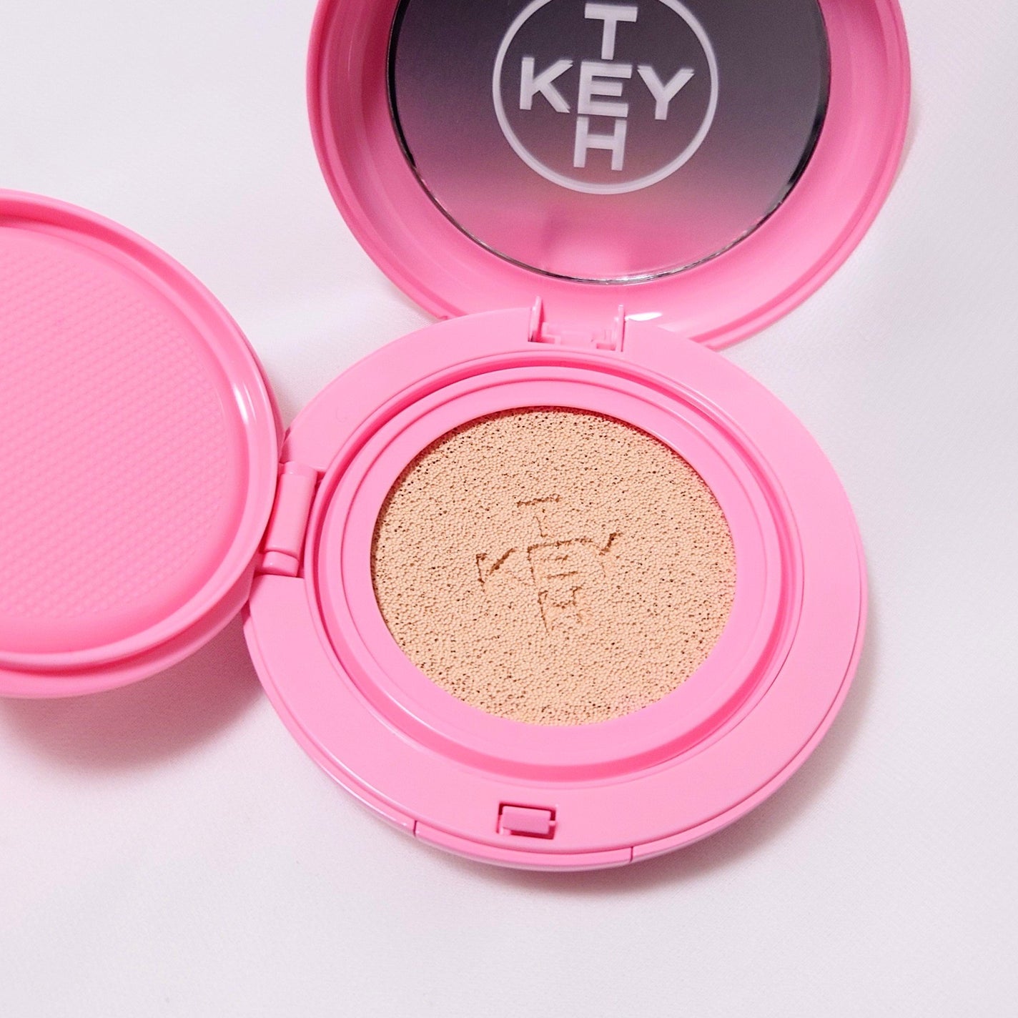 ピンクマグネットクッション/KEYTH/クッションファンデーションを使ったクチコミ(2枚目)