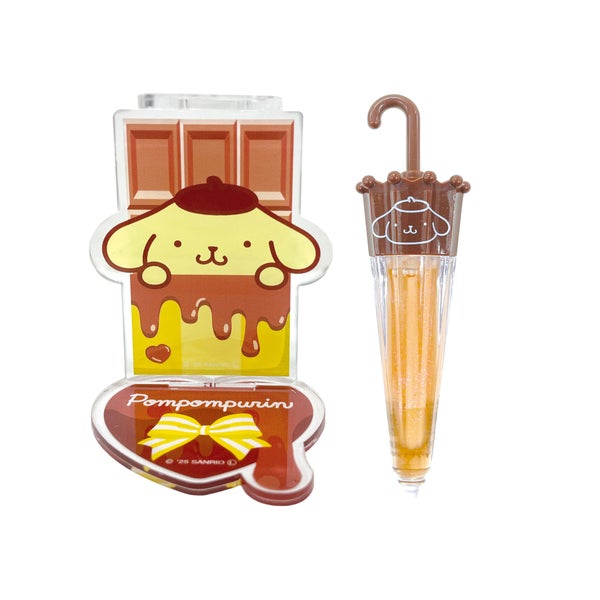 粧美堂からサンリオキャラクターズデザインの「パラソルチョコ風リップグロス」が登場!の画像