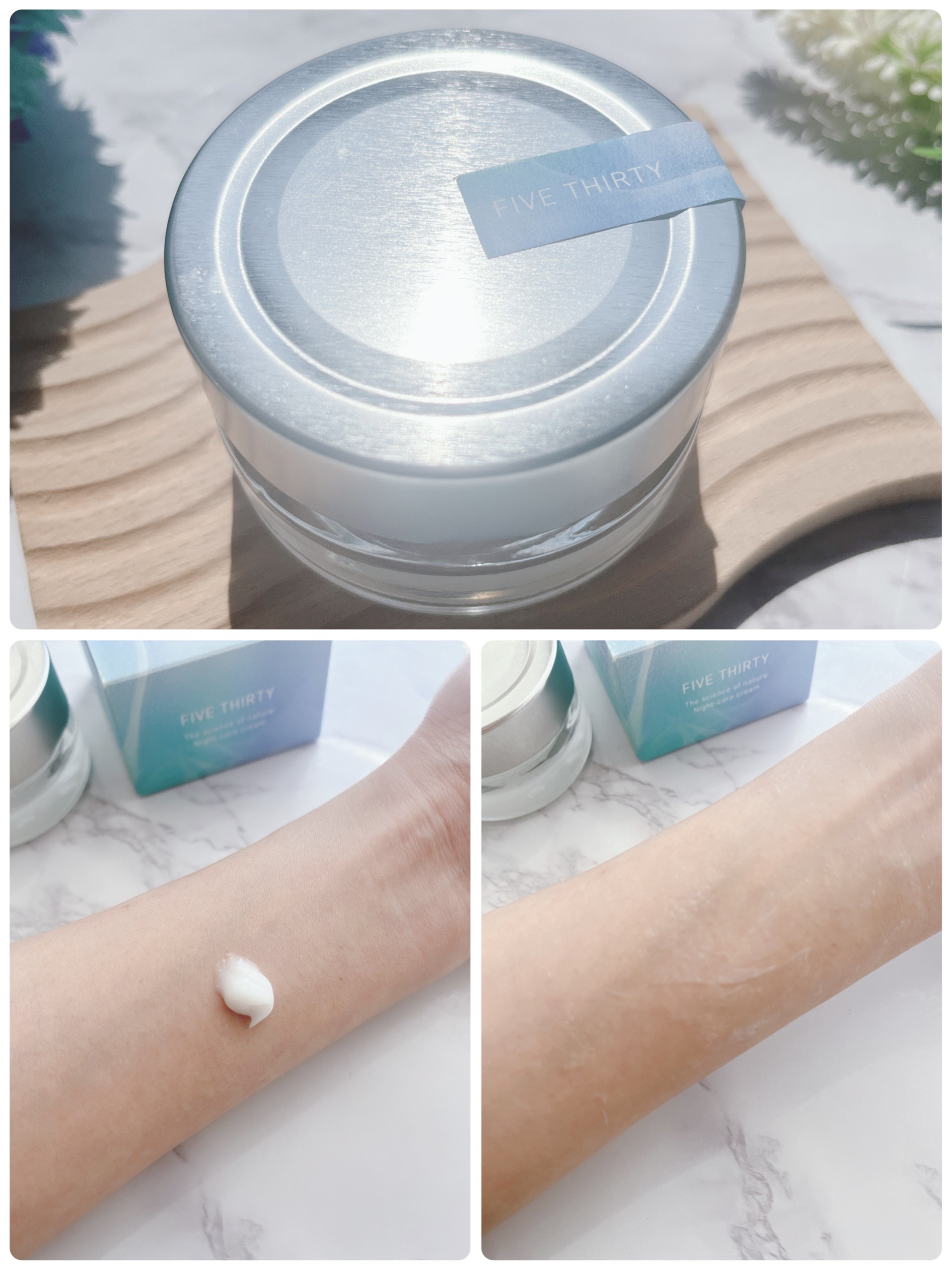 FIVE THIRTY Night-care cream/530/フェイスクリームを使ったクチコミ（3枚目）