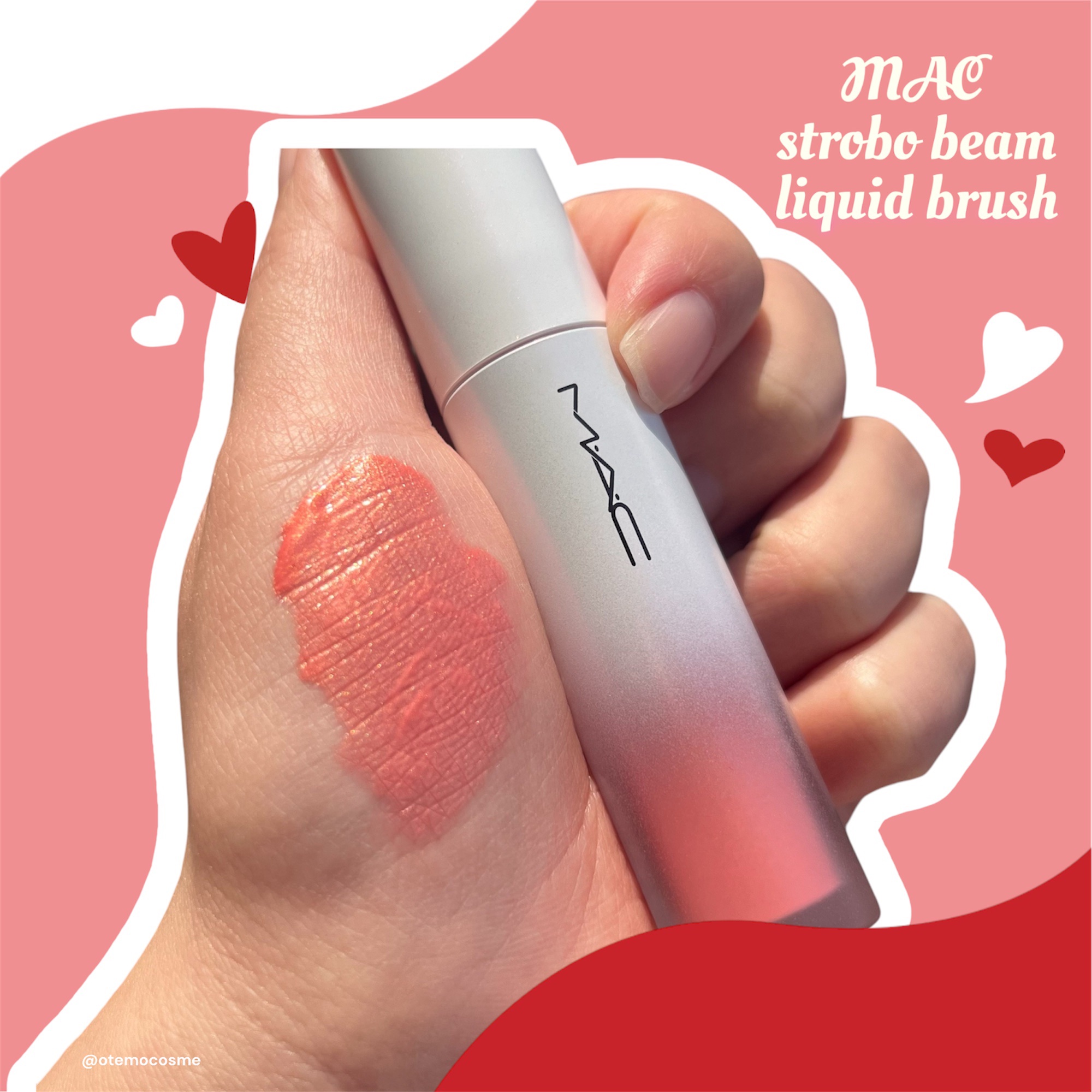 ストロボ ビーム リキッド ブラッシュ/M・A・C/リキッドチークを使ったクチコミ（1枚目）