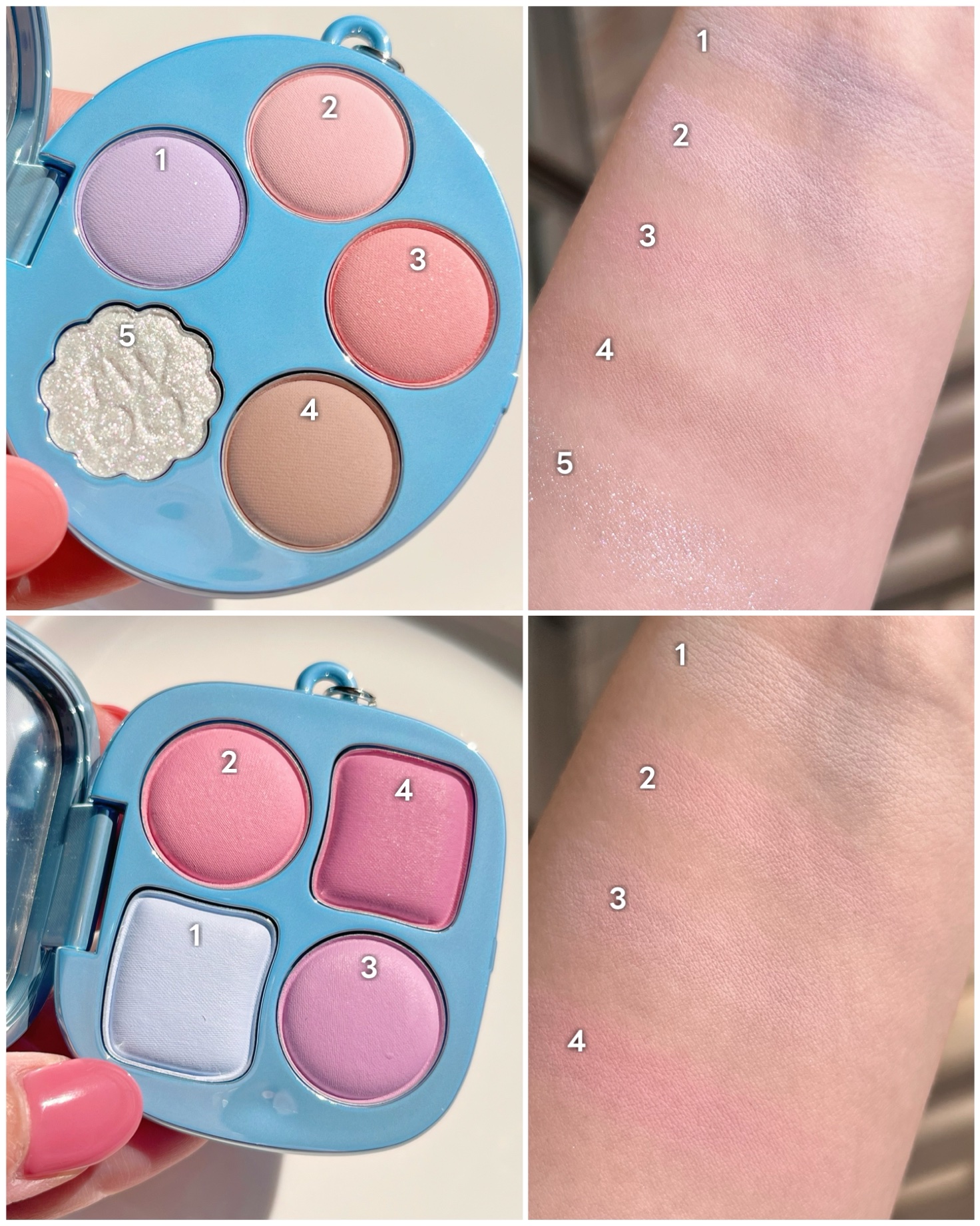 フィー ポケットアイパレット/fwee/アイシャドウパレットを使ったクチコミ（3枚目）