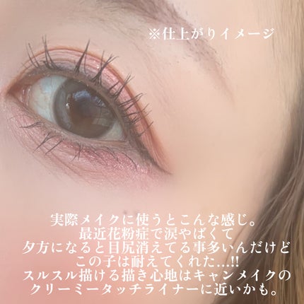 &.Wチャーム アイライナー/DAISO/ペンシルアイライナーを使ったクチコミ(5枚目)