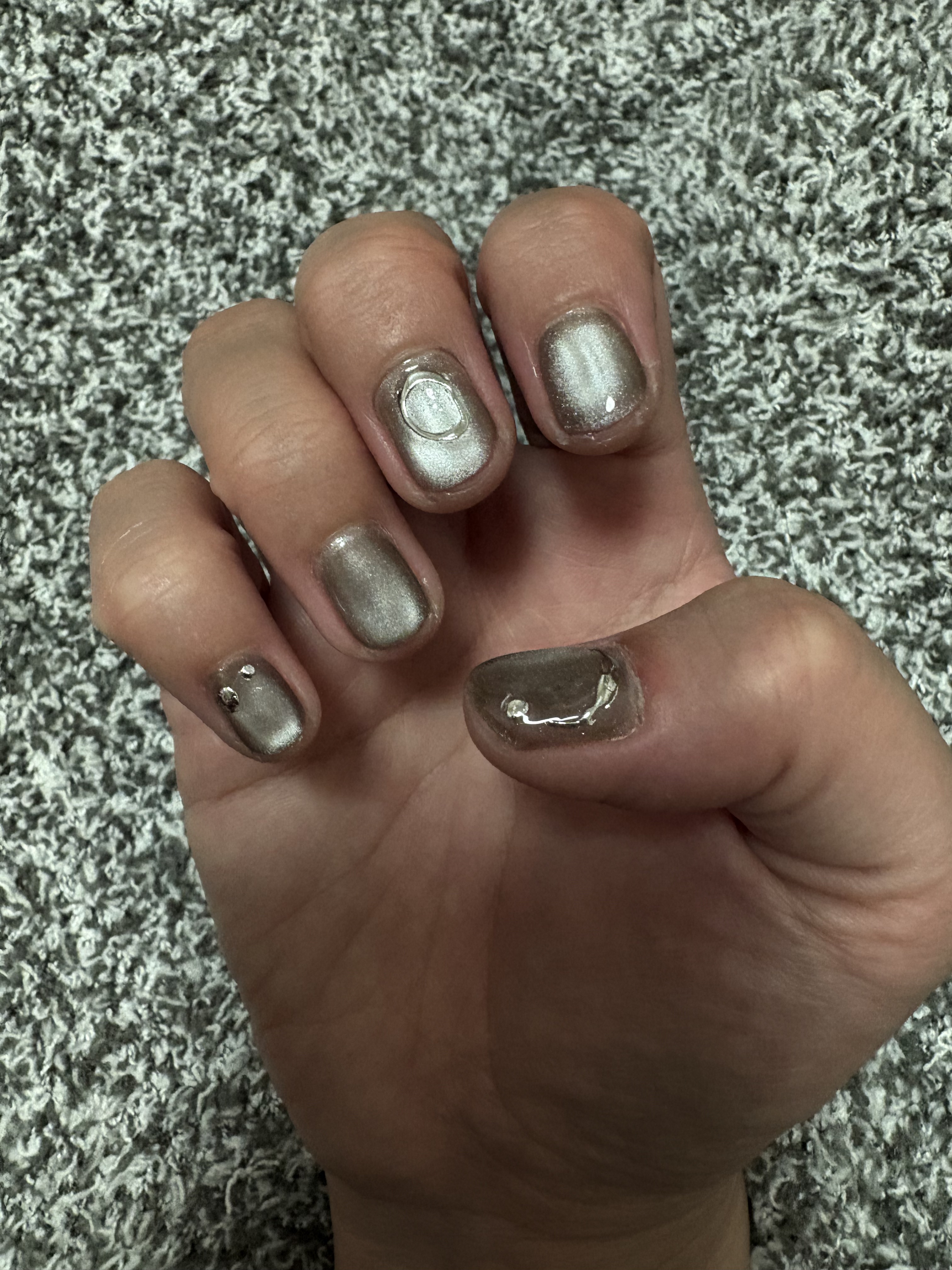 ネイルシール/セリア/ネイルシールを使ったクチコミ（2枚目）