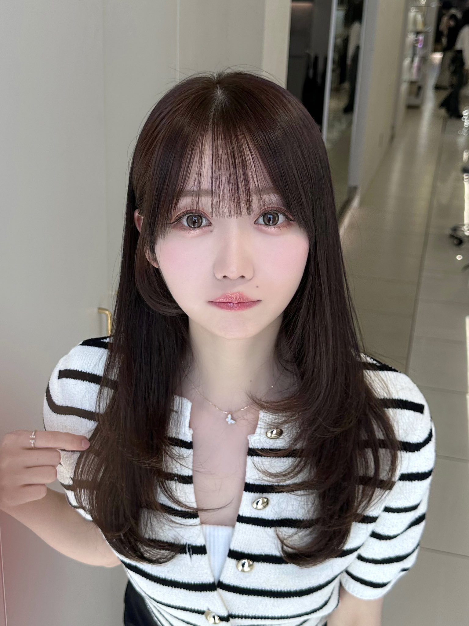 ピュアウォーターリップグロス 10 メルテッドベリー/dasique/リップグロスを使ったクチコミ（2枚目）