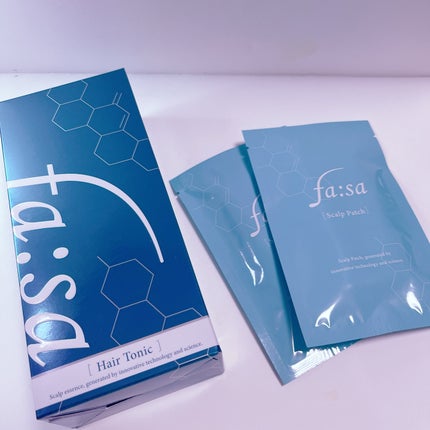 スペシャルケアセット(スキャルプパッチ/育毛トニック)/fasa/頭皮ローションを使ったクチコミ(1枚目)