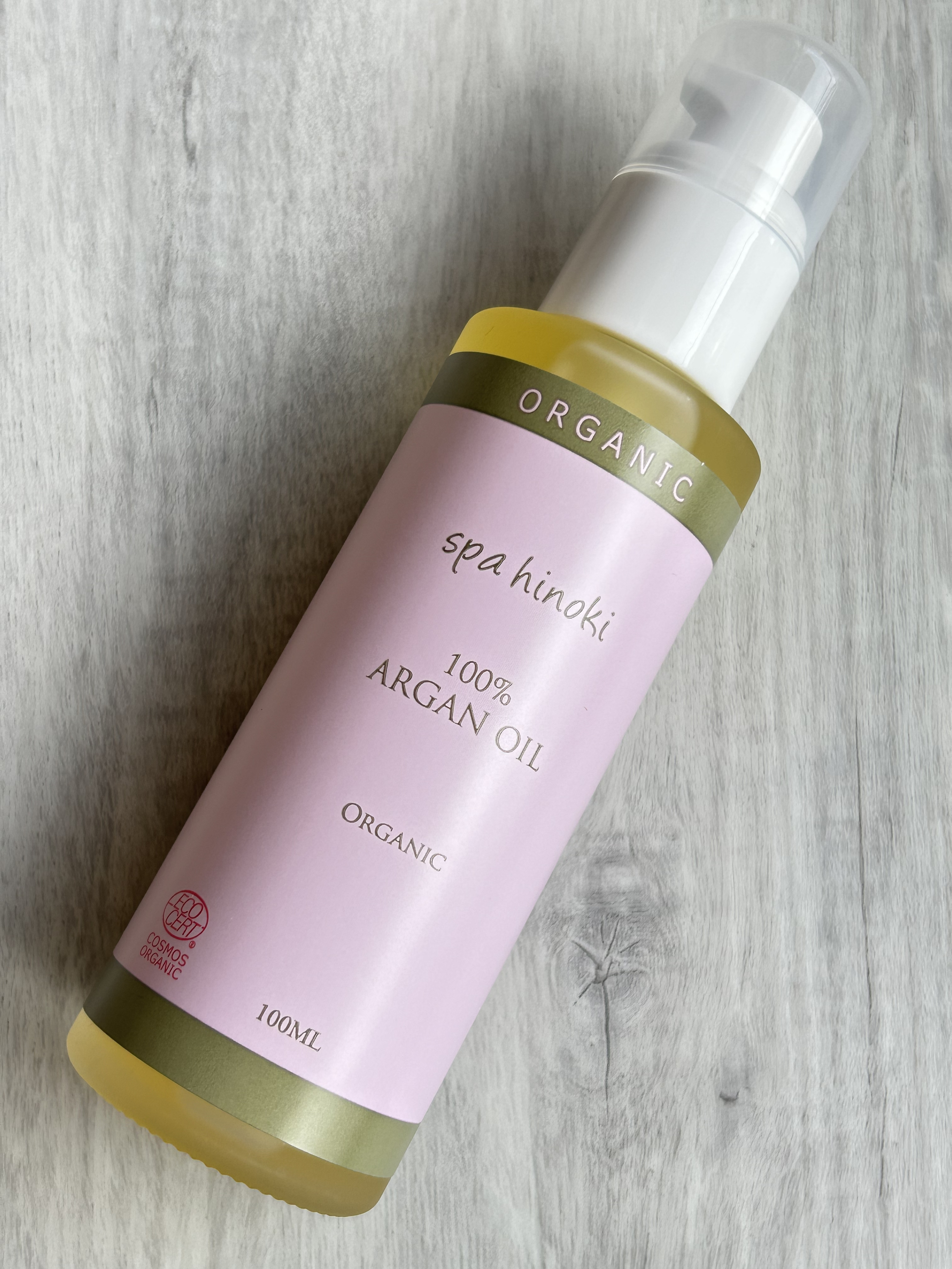 オーガニック アルガンオイル/桧 spa hinoki(スパヒノキ)/フェイスオイルを使ったクチコミ（1枚目）