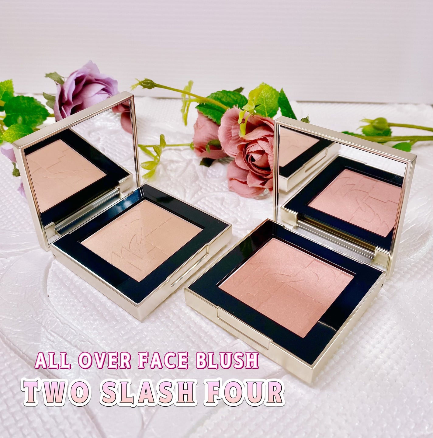 オールオーバーフェイスブラッシュ/TWO SLASH FOUR/パウダーチークを使ったクチコミ(1枚目)