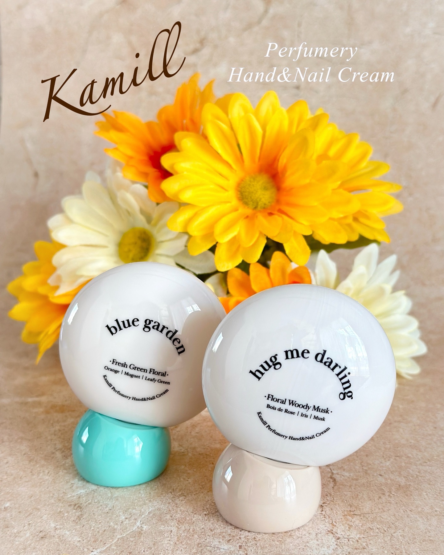 パフューマリー ハンド＆ネイルクリーム ブルーガーデン 50ml/カミール/ハンドクリームを使ったクチコミ（1枚目）