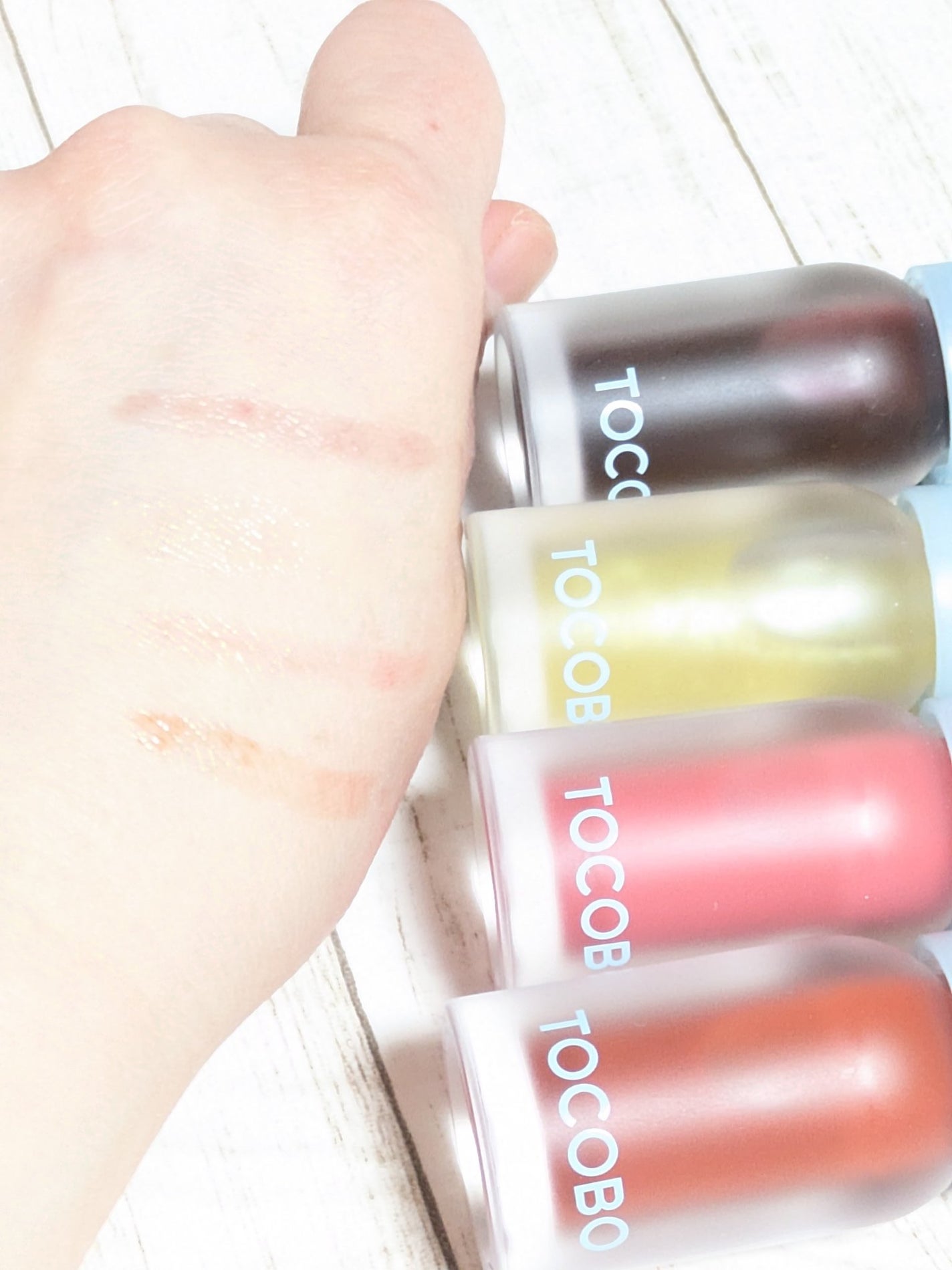 ジューシーベリープランピングリップオイル/TOCOBO/リップグロスを使ったクチコミ(3枚目)