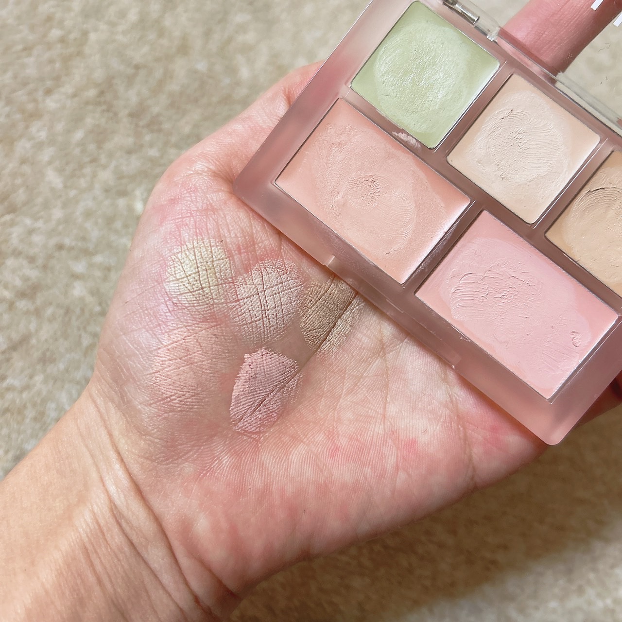 コンシールブレンダーパレット/LUNA/パレットコンシーラーを使ったクチコミ（3枚目）