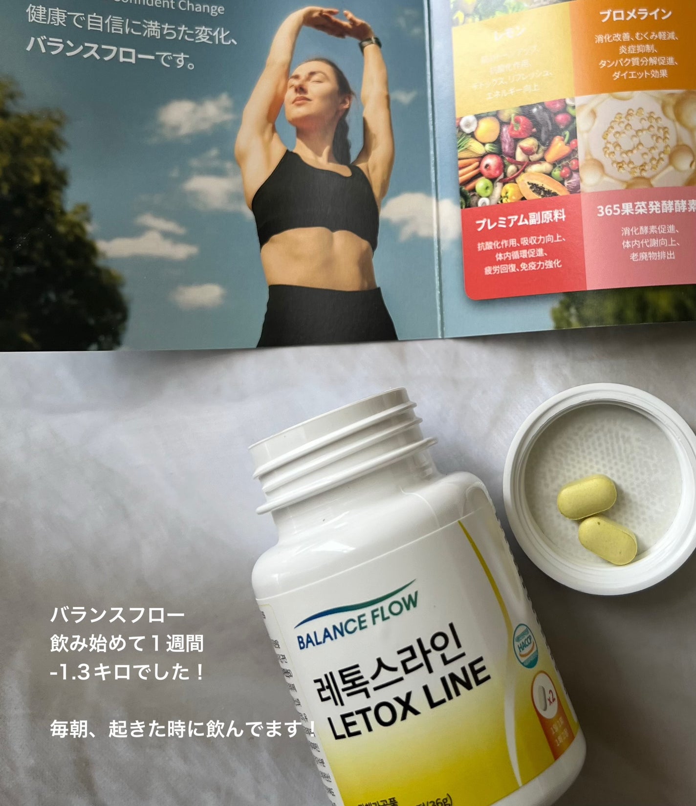レトックスライン/Balance Flow/ボディサプリメントを使ったクチコミ(1枚目)
