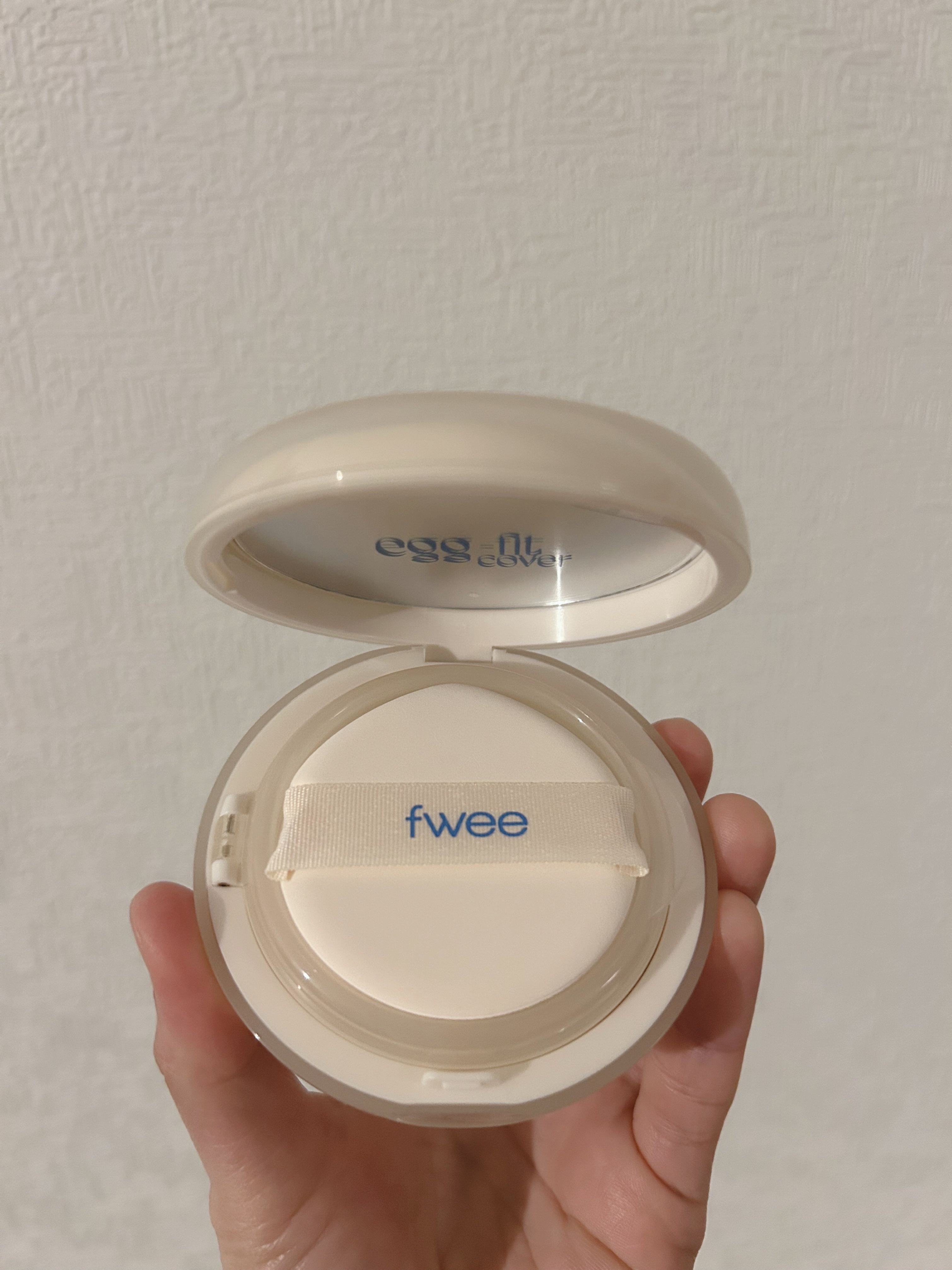 フィー クッションエッグフィットカバー/fwee/クッションファンデーションを使ったクチコミ（2枚目）