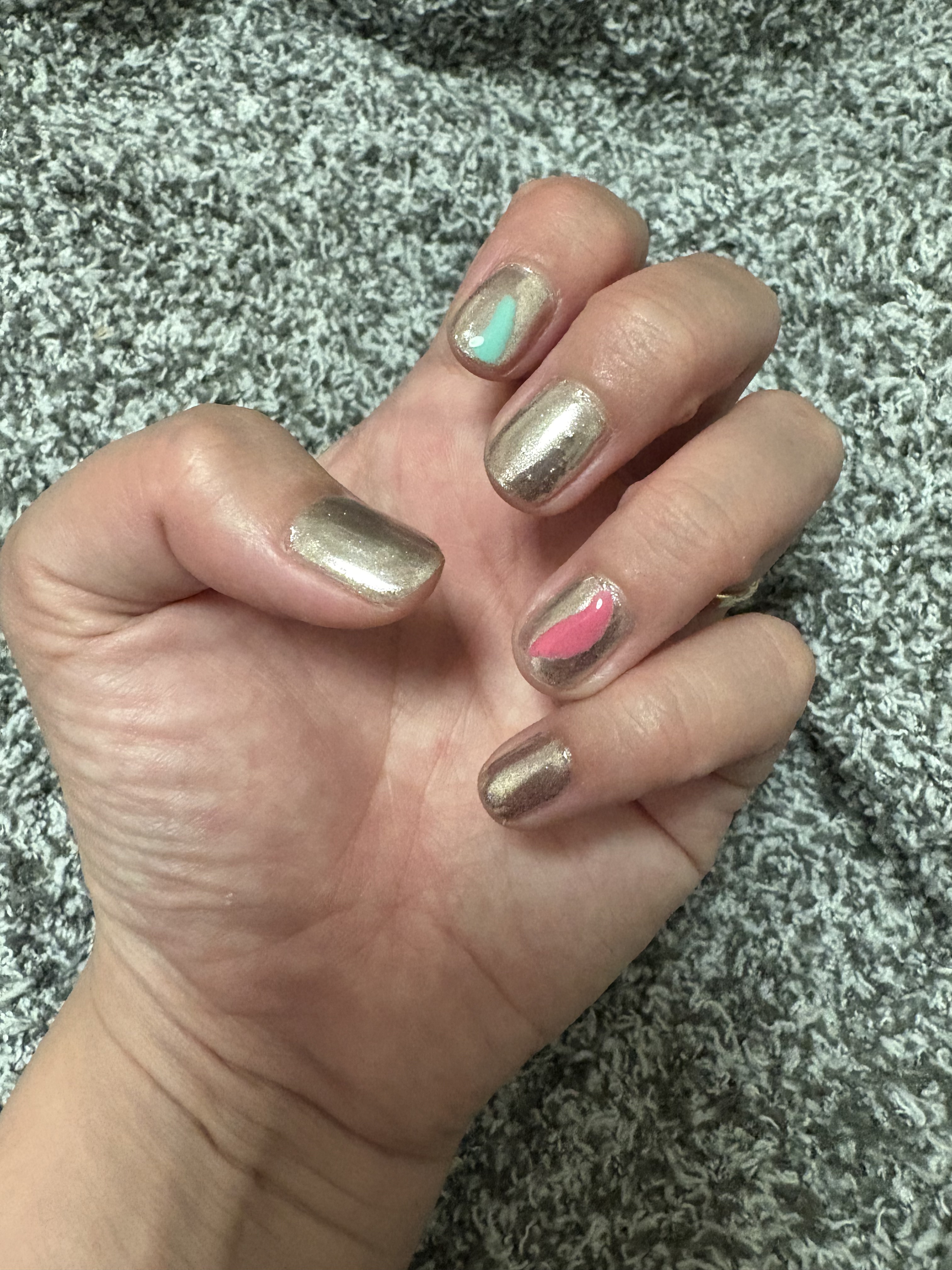 ネイルシール/セリア/ネイルシールを使ったクチコミ（1枚目）