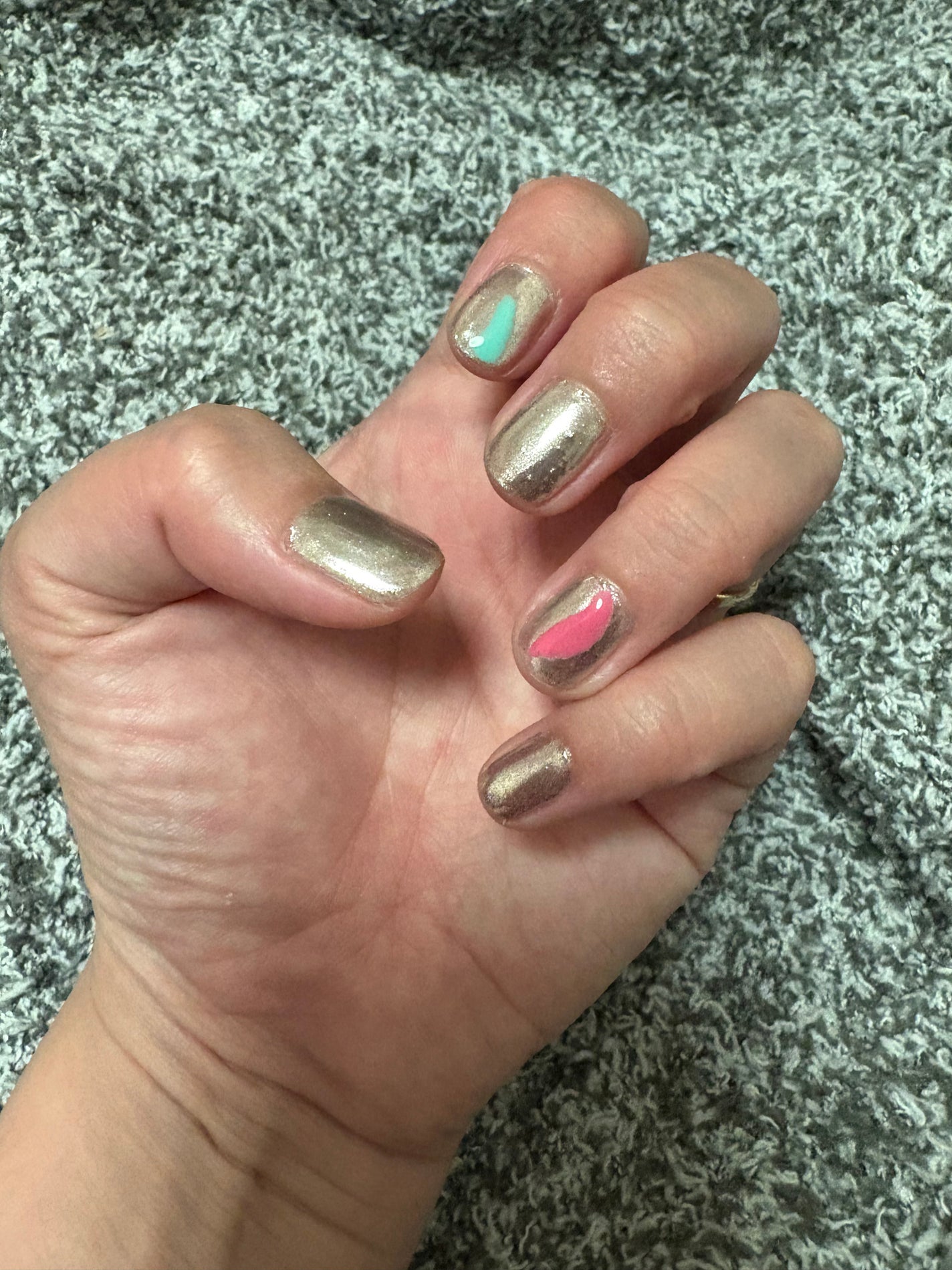 ネイルシール/セリア/ネイルシールを使ったクチコミ(1枚目)