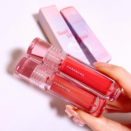 Soak Tattoo Tint/フォレンコス/リップグロスを使ったクチコミ(2枚目)