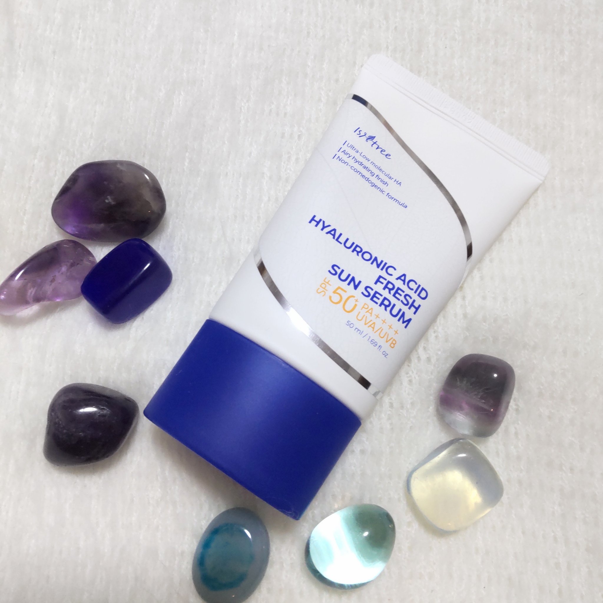 ヒアルロン酸フレッシュサンクリームSPF50+PA++++/Isntree/日焼け止めクリームを使ったクチコミ（1枚目）