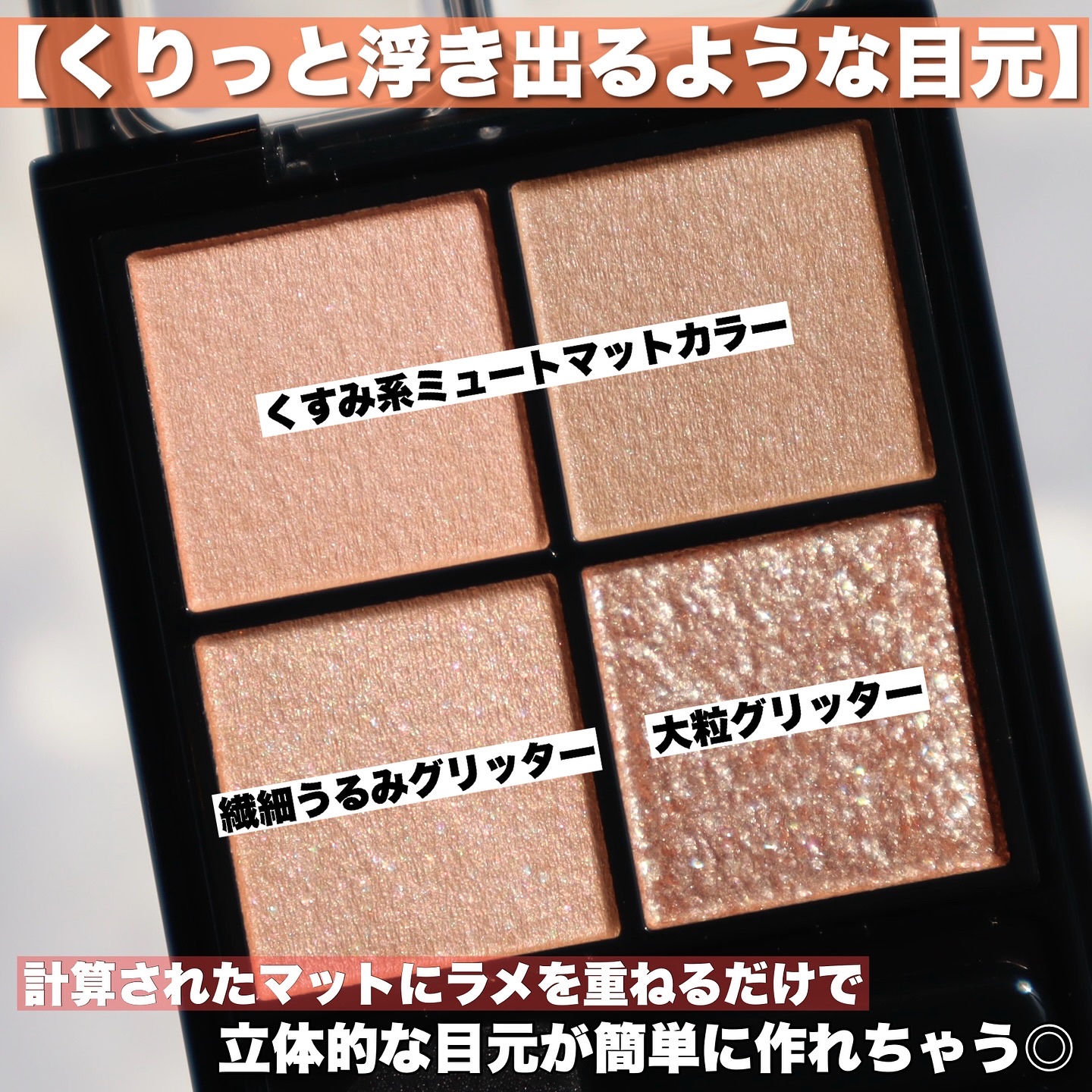 ケイト ポッピングシルエットシャドウ/KATE/アイシャドウパレットを使ったクチコミ（2枚目）