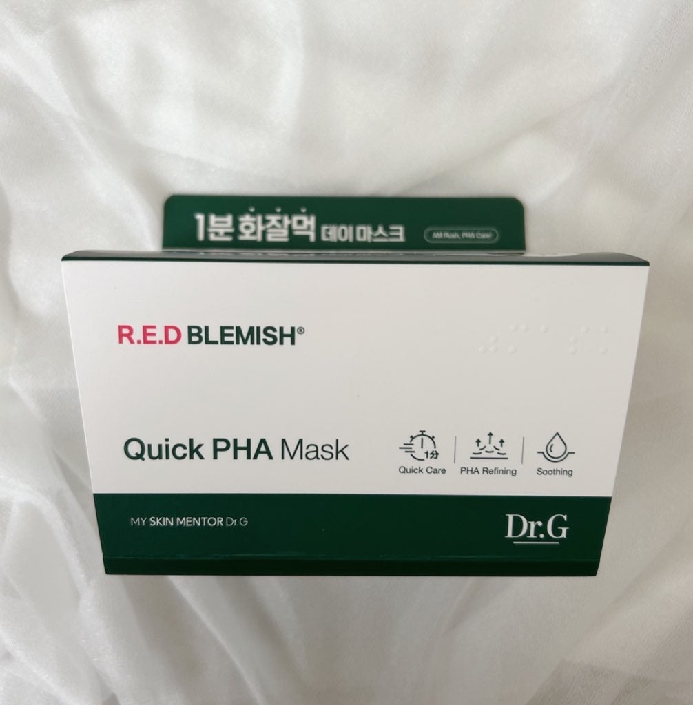 レッドブレミッシュクイックPHAシートマスク/Dr.G/シートマスク・パックを使ったクチコミ(1枚目)