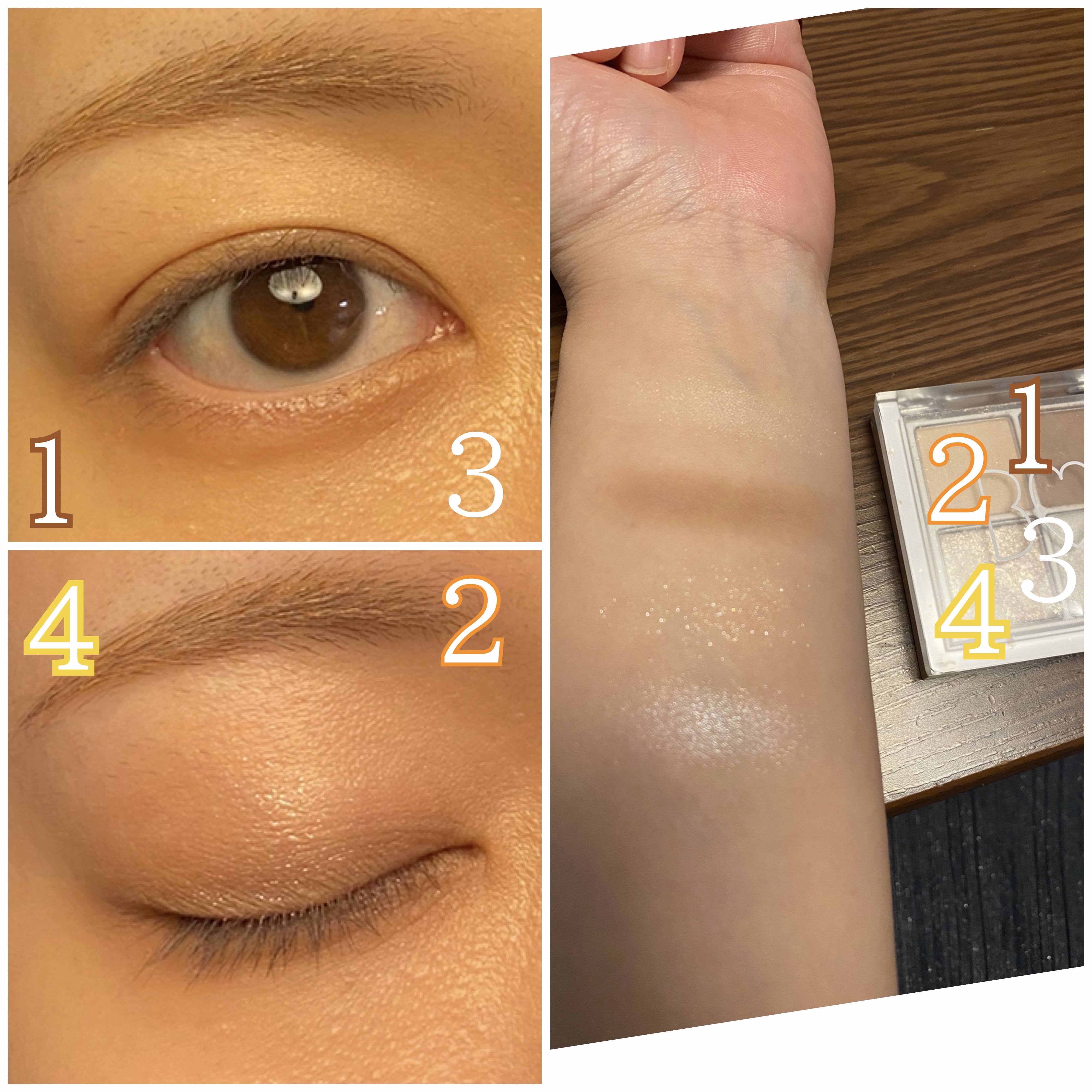 THE アイパレR/b idol/アイシャドウパレットを使ったクチコミ（2枚目）