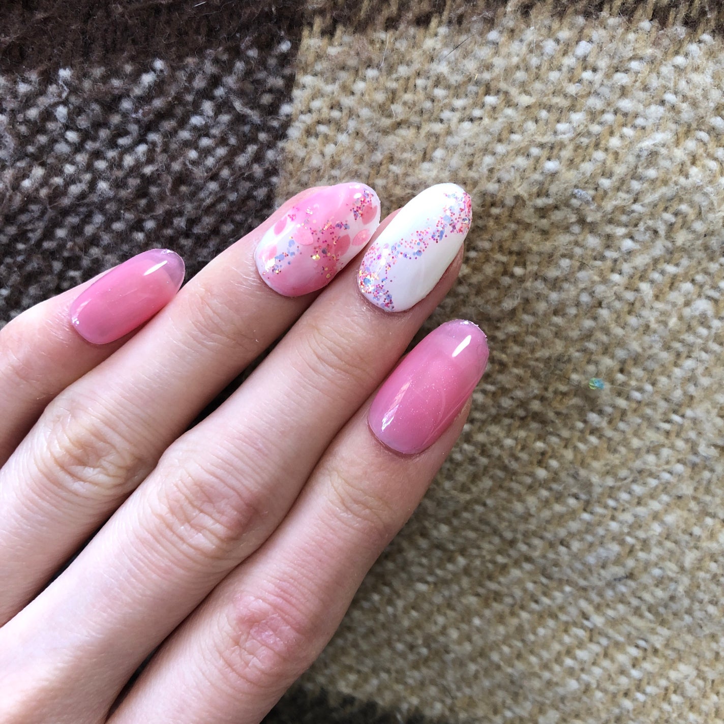 ジェルネイル(ライト対応)/セリア/ジェルネイルを使ったクチコミ(3枚目)