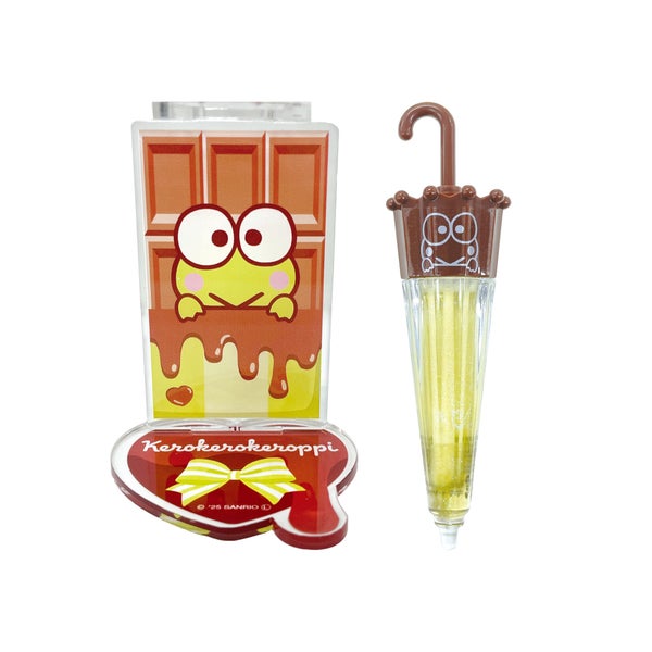 粧美堂からサンリオキャラクターズデザインの「パラソルチョコ風リップグロス」が登場!の画像