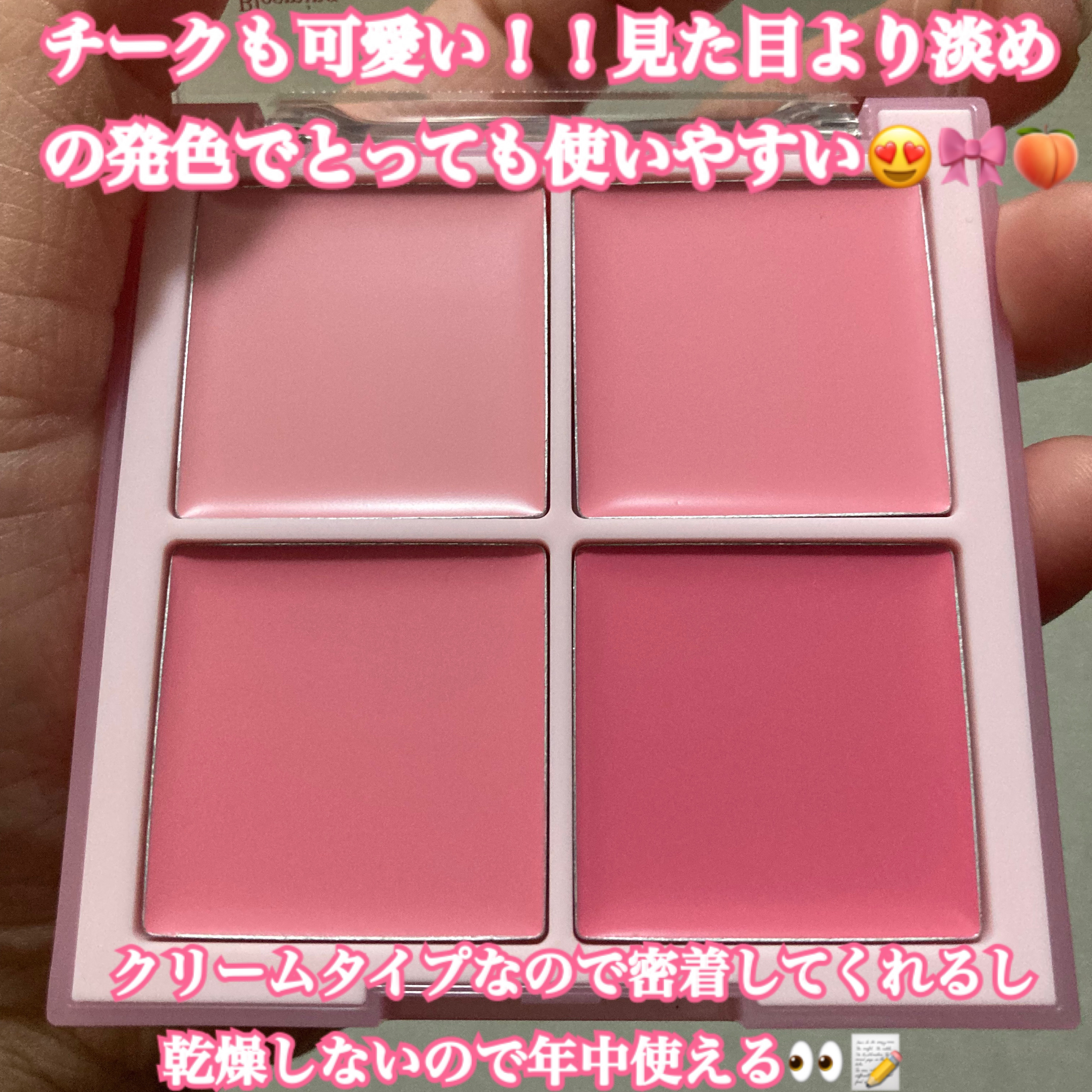 ブレンディングムードチーク/dasique/パウダーチークを使ったクチコミ（2枚目）